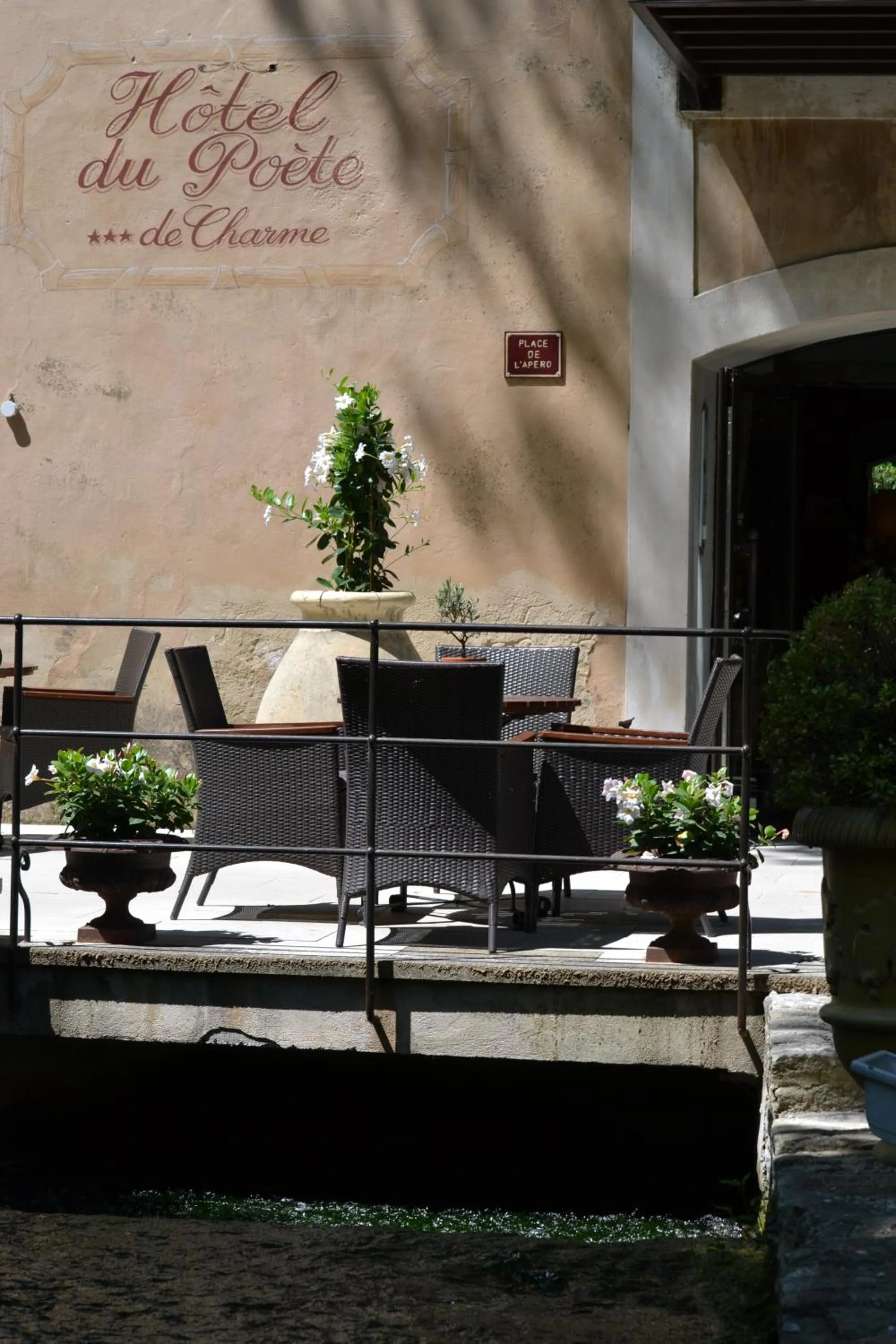 Balcony/Terrace in Hotel du Poète