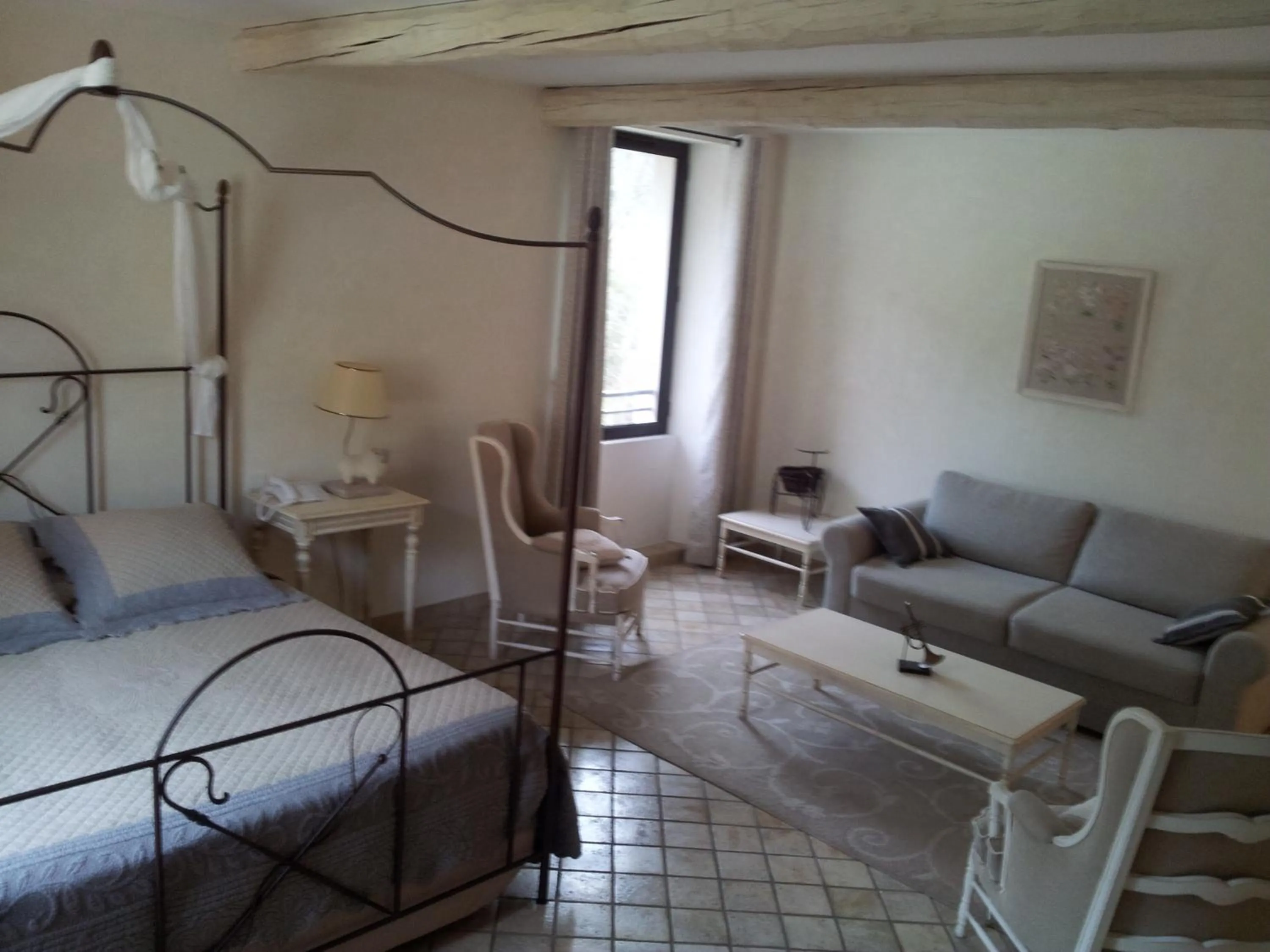 Photo of the whole room, Bed in Hotel du Poète