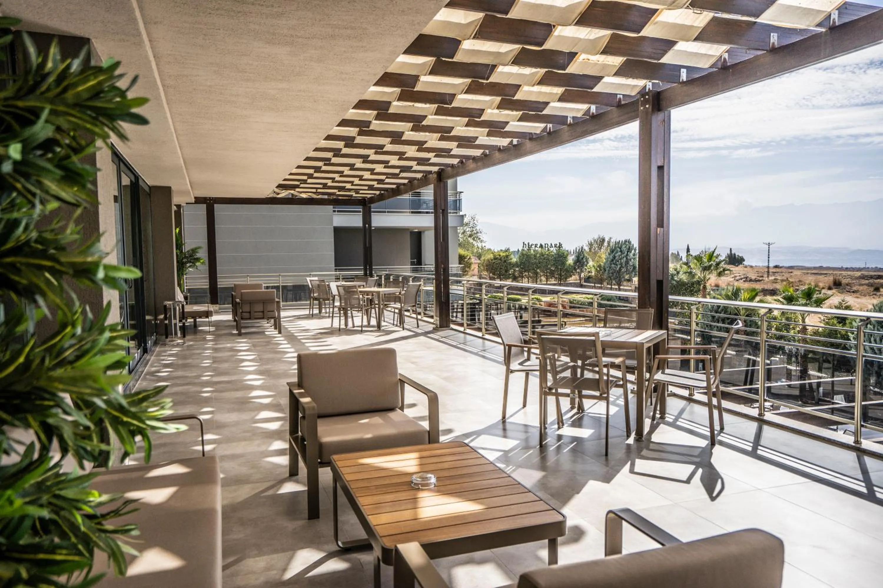 Balcony/Terrace in Hierapark Thermal & SPA Hotel