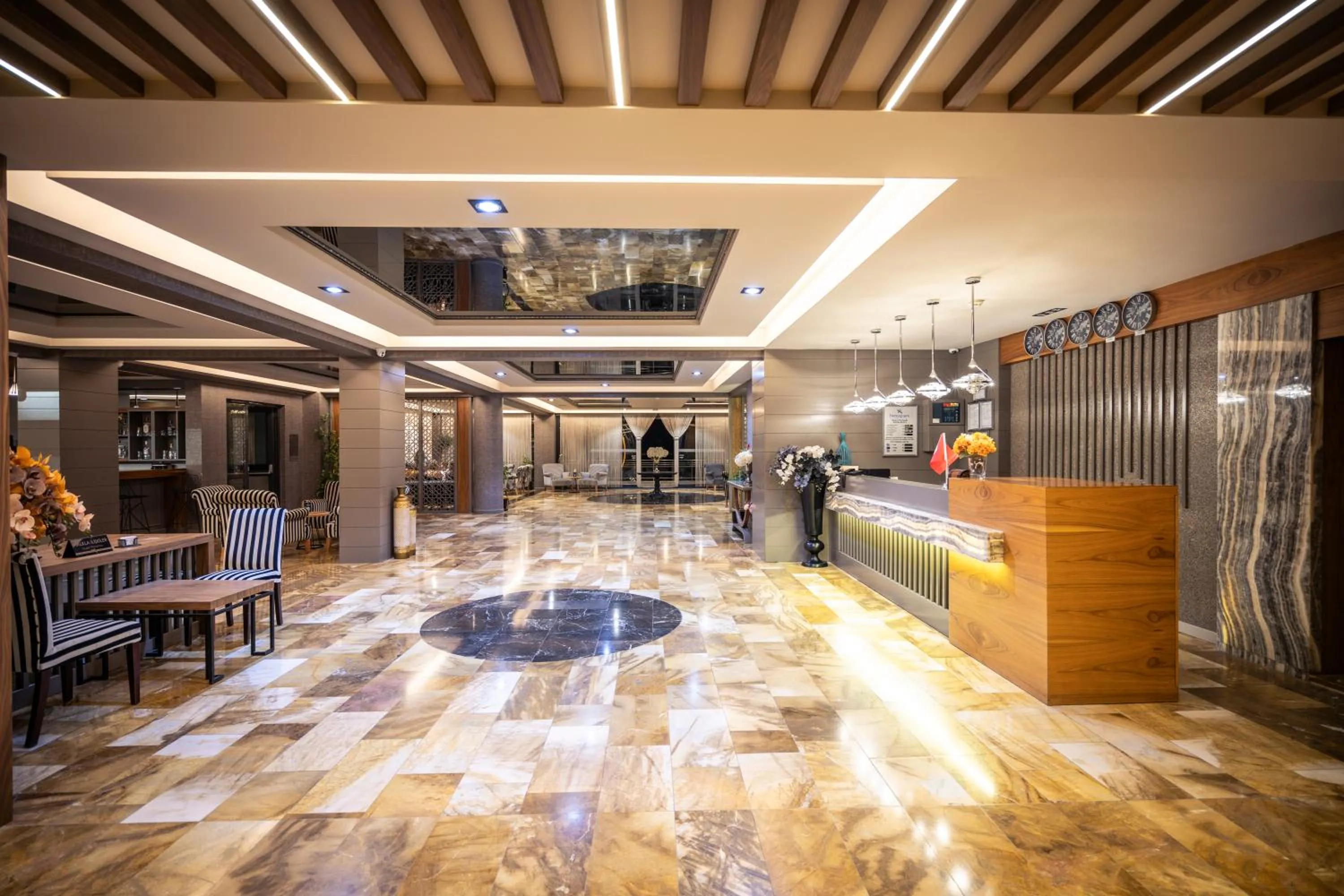 Lobby or reception in Hierapark Thermal & SPA Hotel