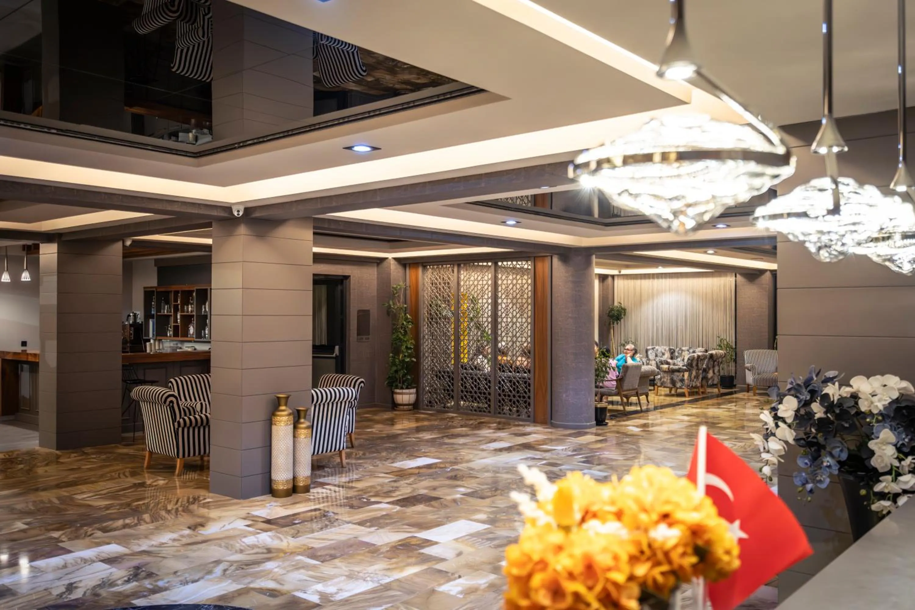 Lobby or reception in Hierapark Thermal & SPA Hotel