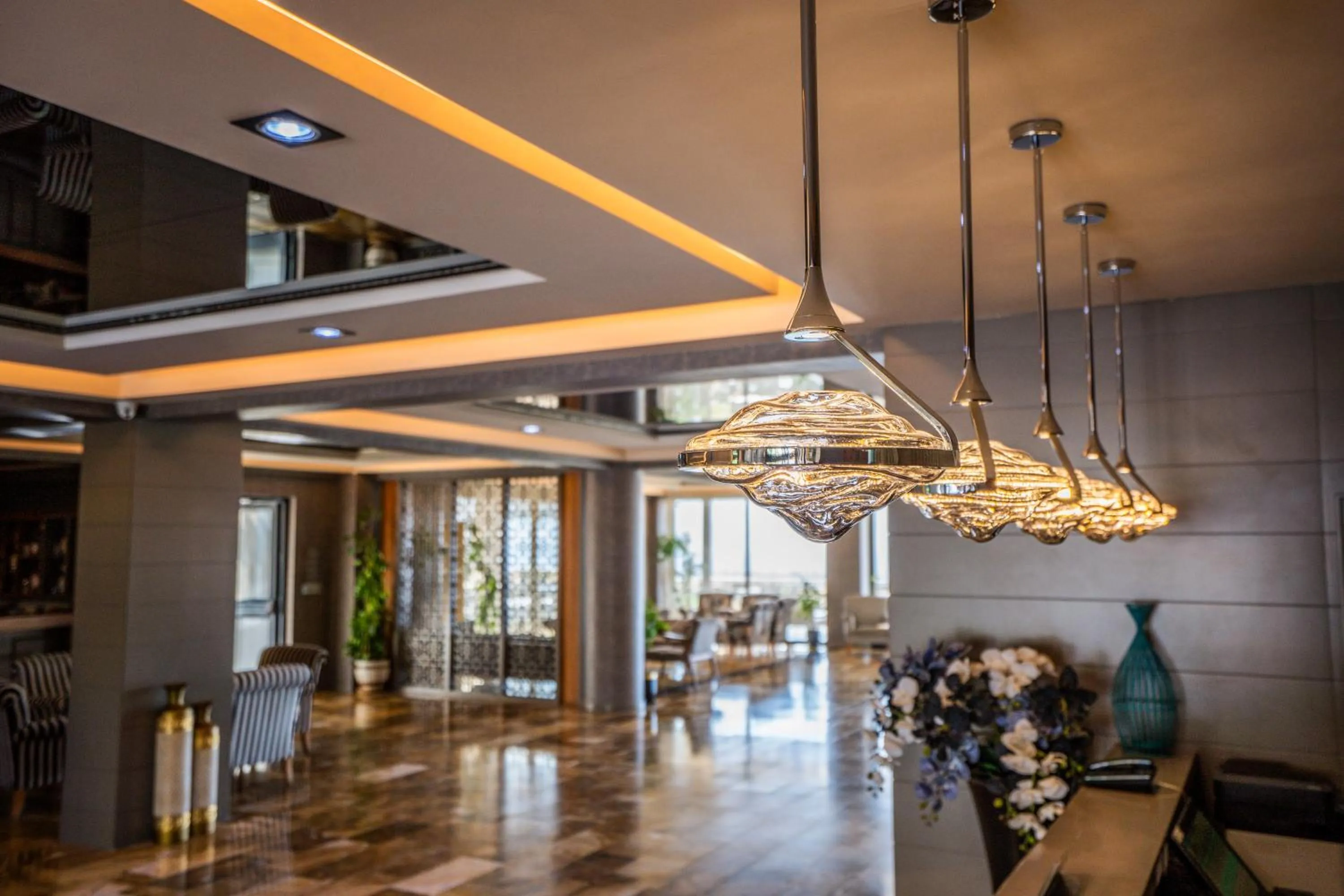 Lobby or reception in Hierapark Thermal & SPA Hotel