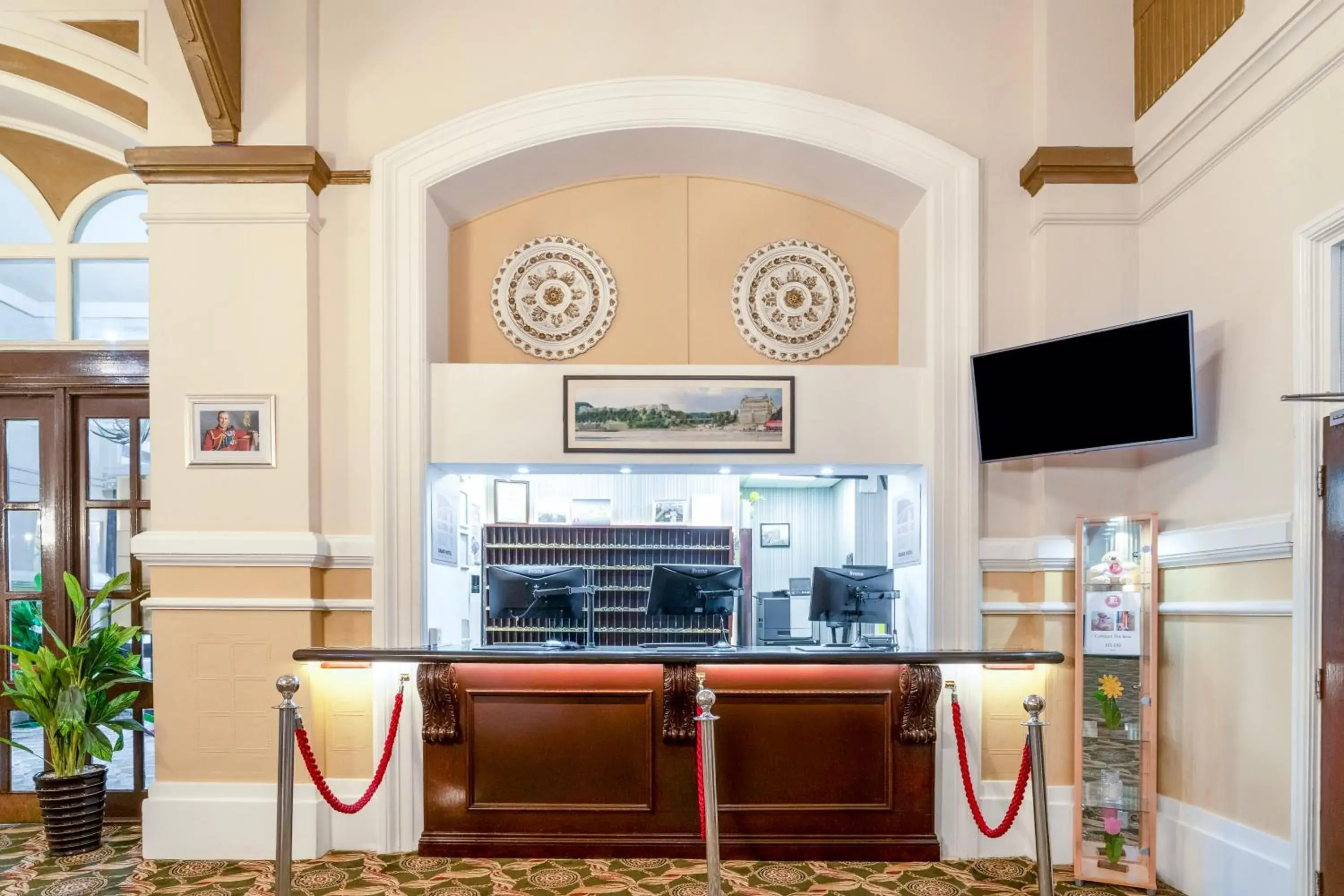 Lobby or reception in The Grand Scarborough Lobby or reception in The Grand Scarborough