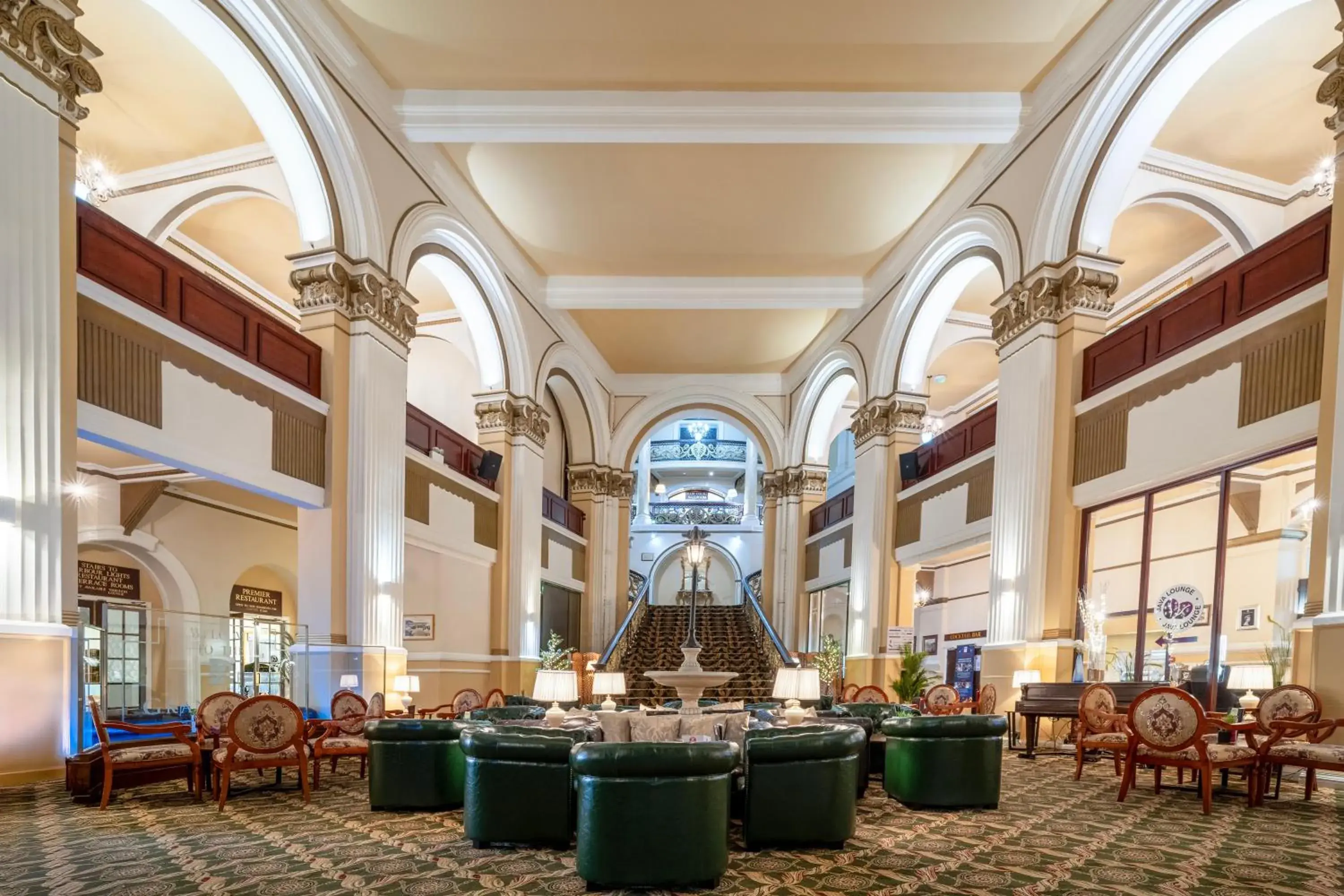 Lobby or reception in The Grand Scarborough Lobby or reception in The Grand Scarborough