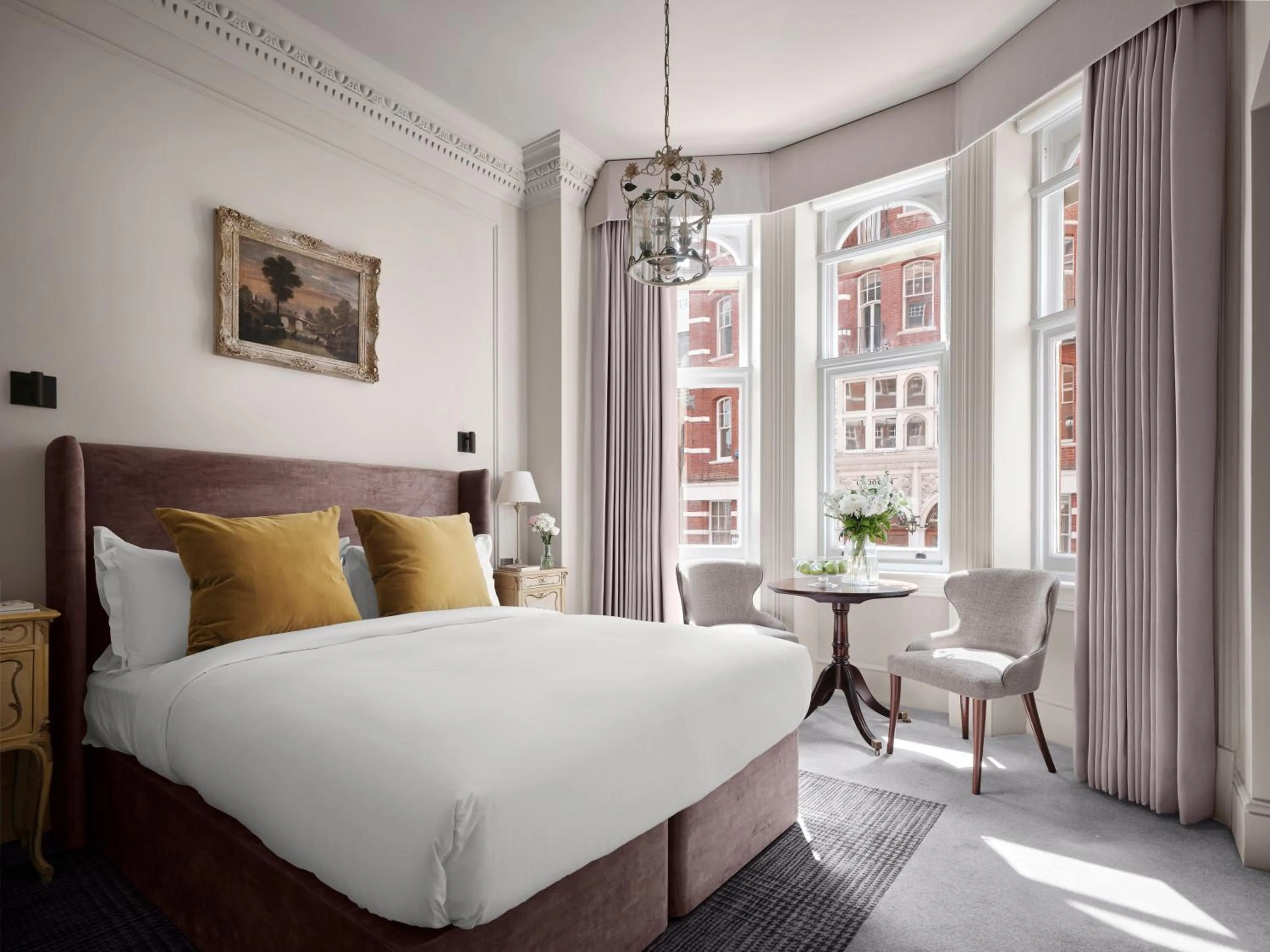 Bed in The Chelsea Townhouse by Iconic Luxury Hotels