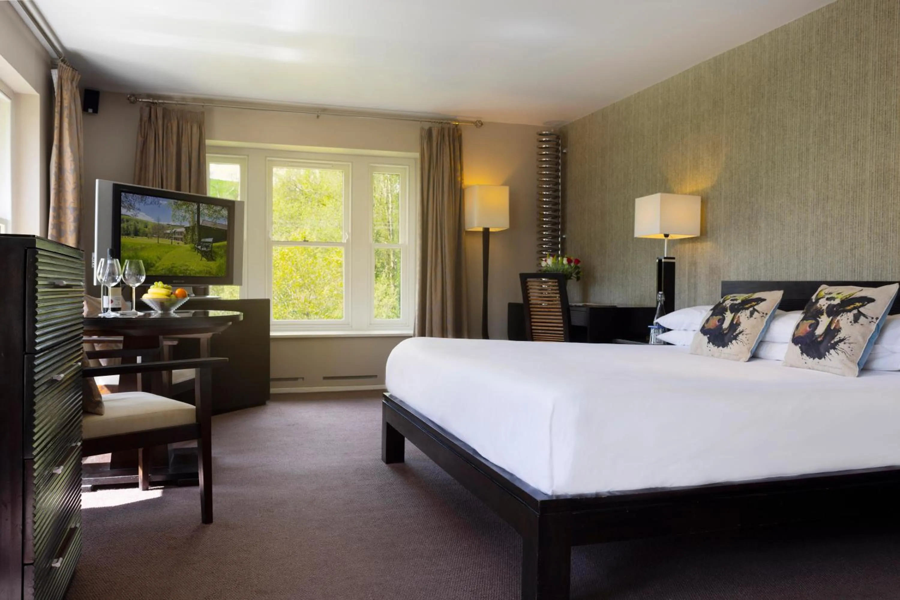 Bed in BrookLodge & Macreddin Village