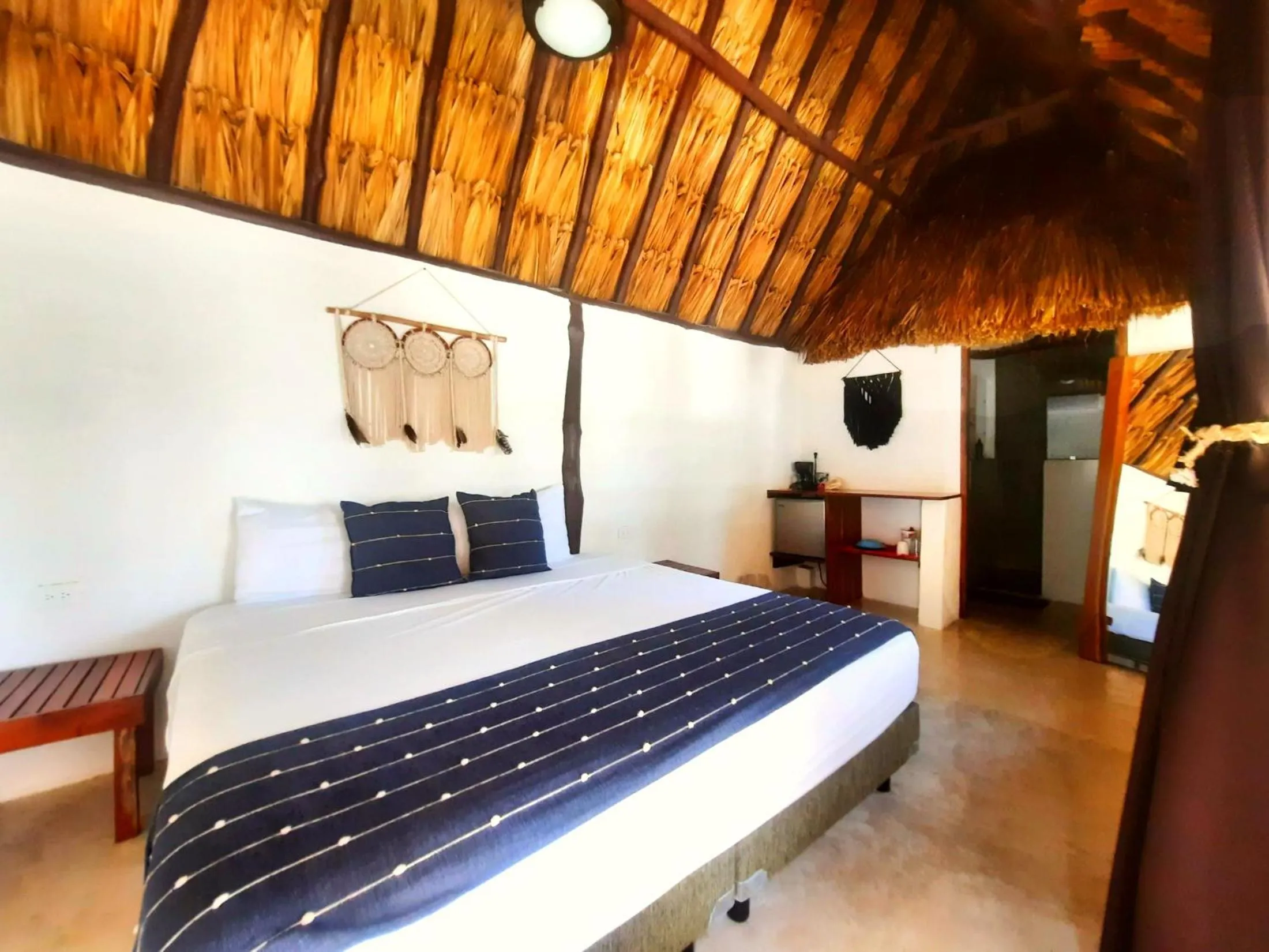 Bed in Casa Sofia Holbox