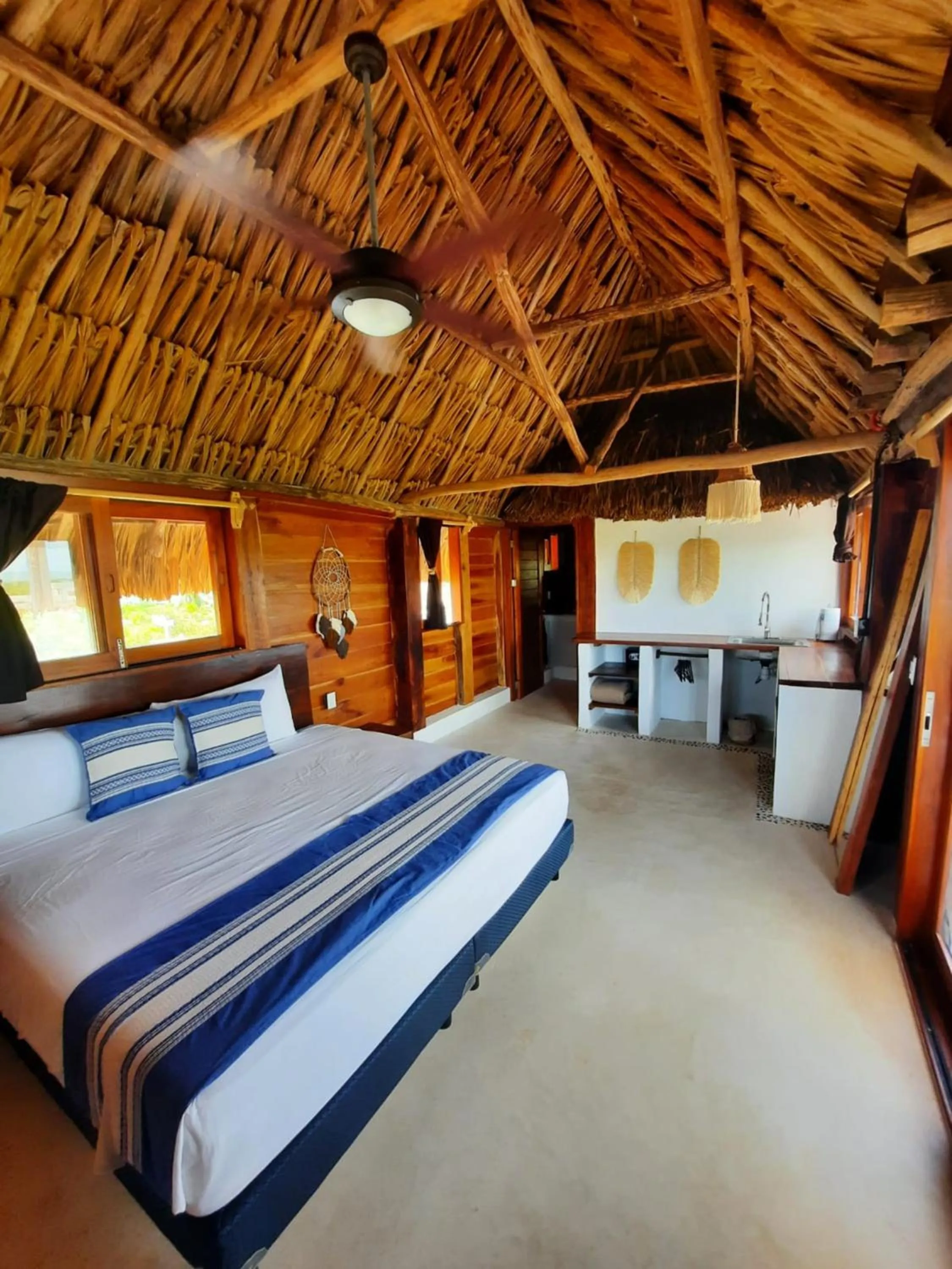 Bed in Casa Sofia Holbox