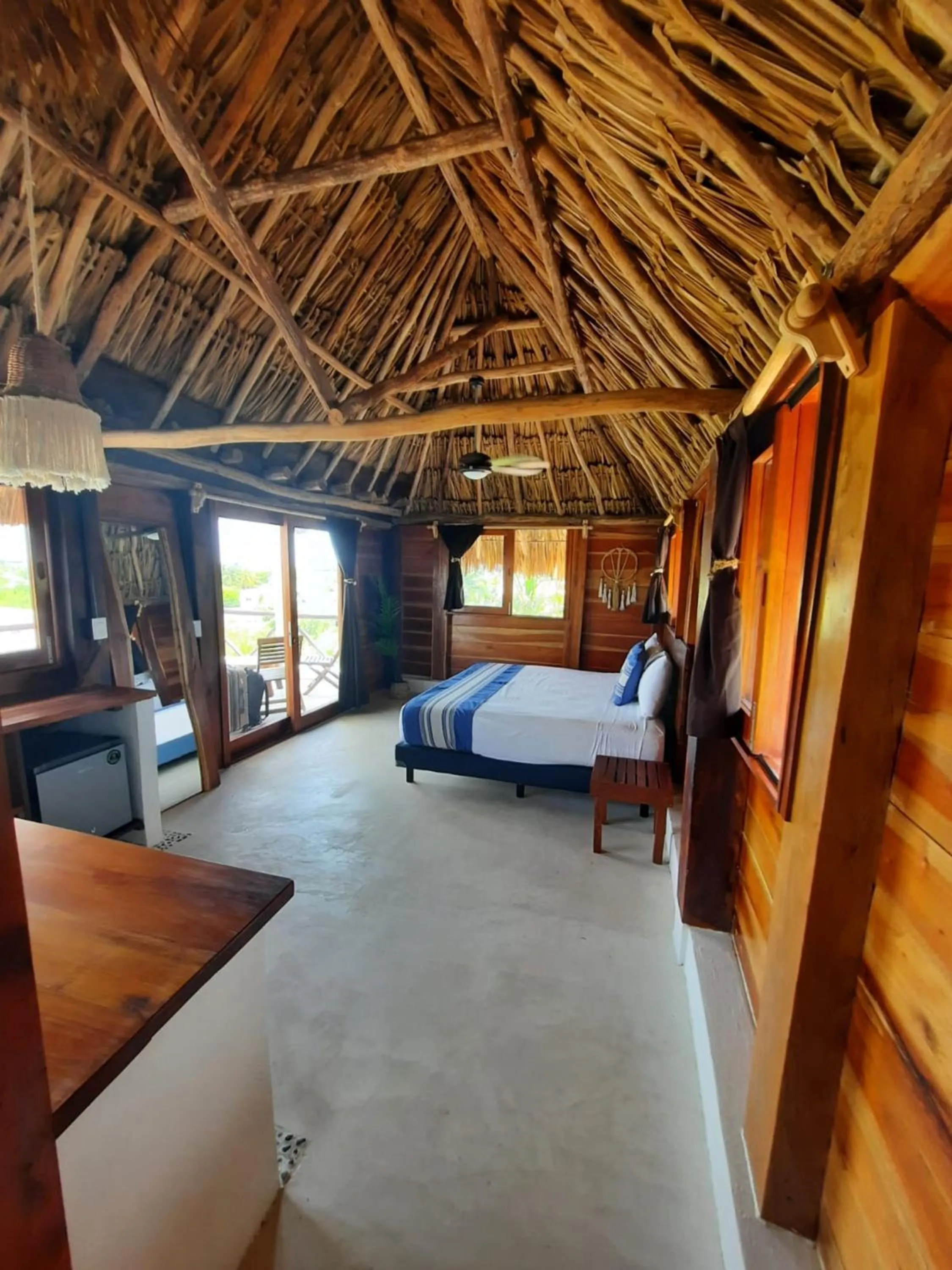 Bed in Casa Sofia Holbox