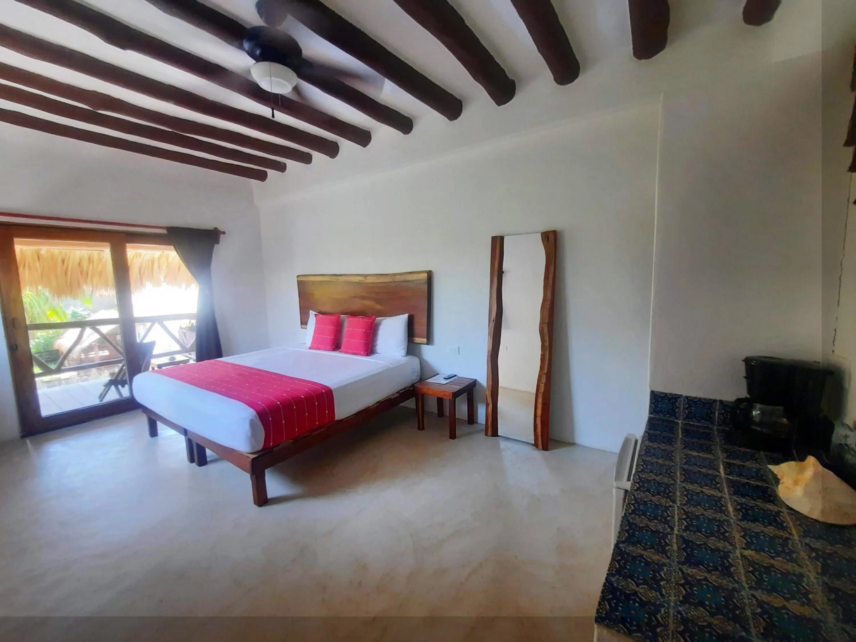 Bed in Casa Sofia Holbox