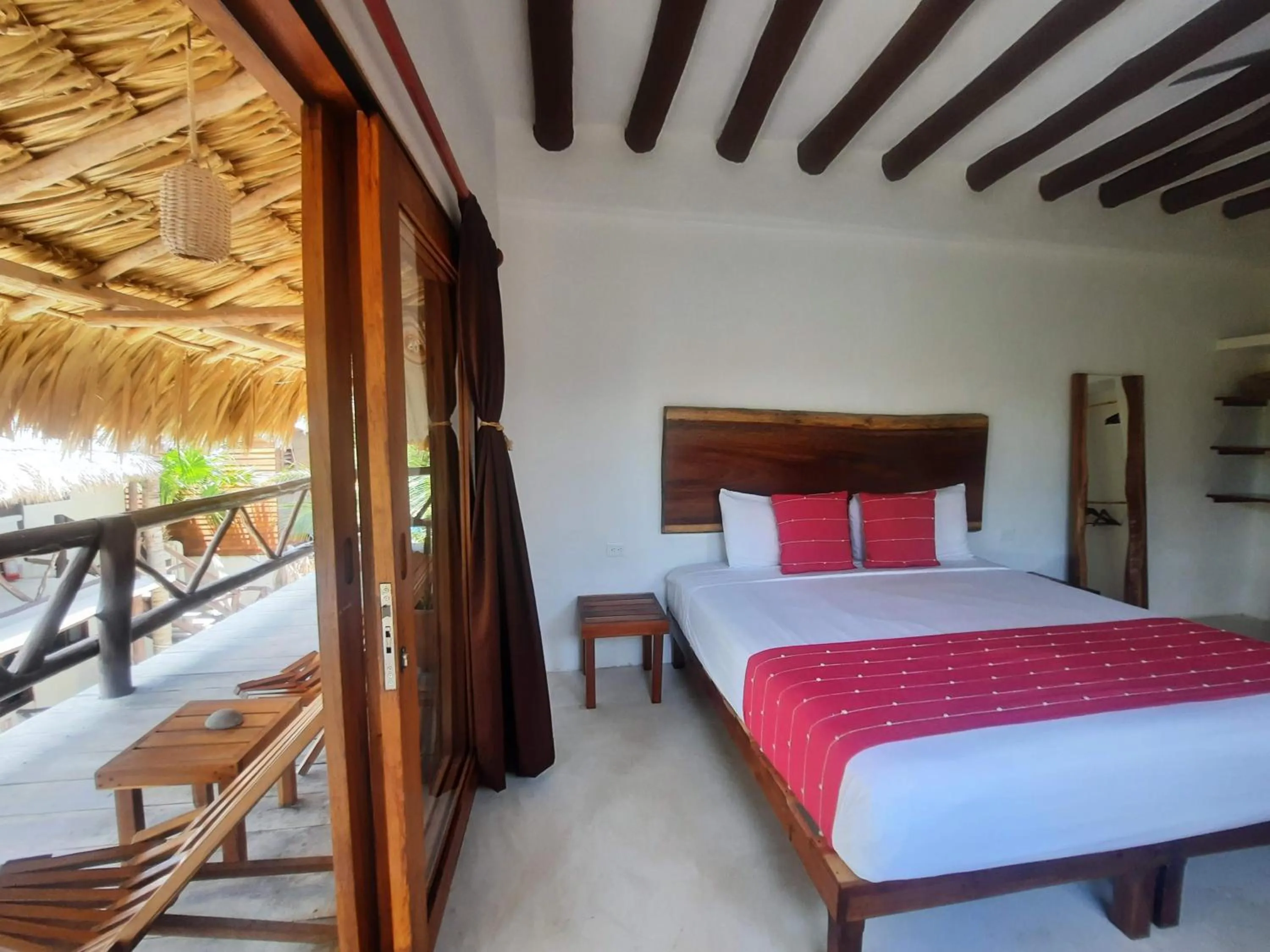 Bed in Casa Sofia Holbox
