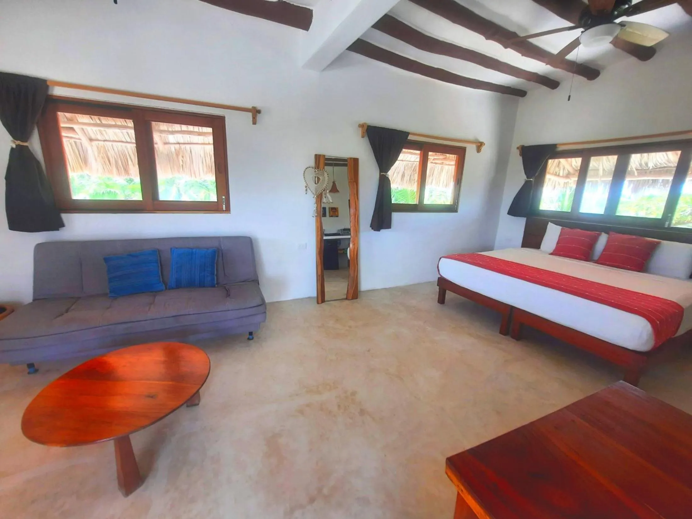 Bed in Casa Sofia Holbox