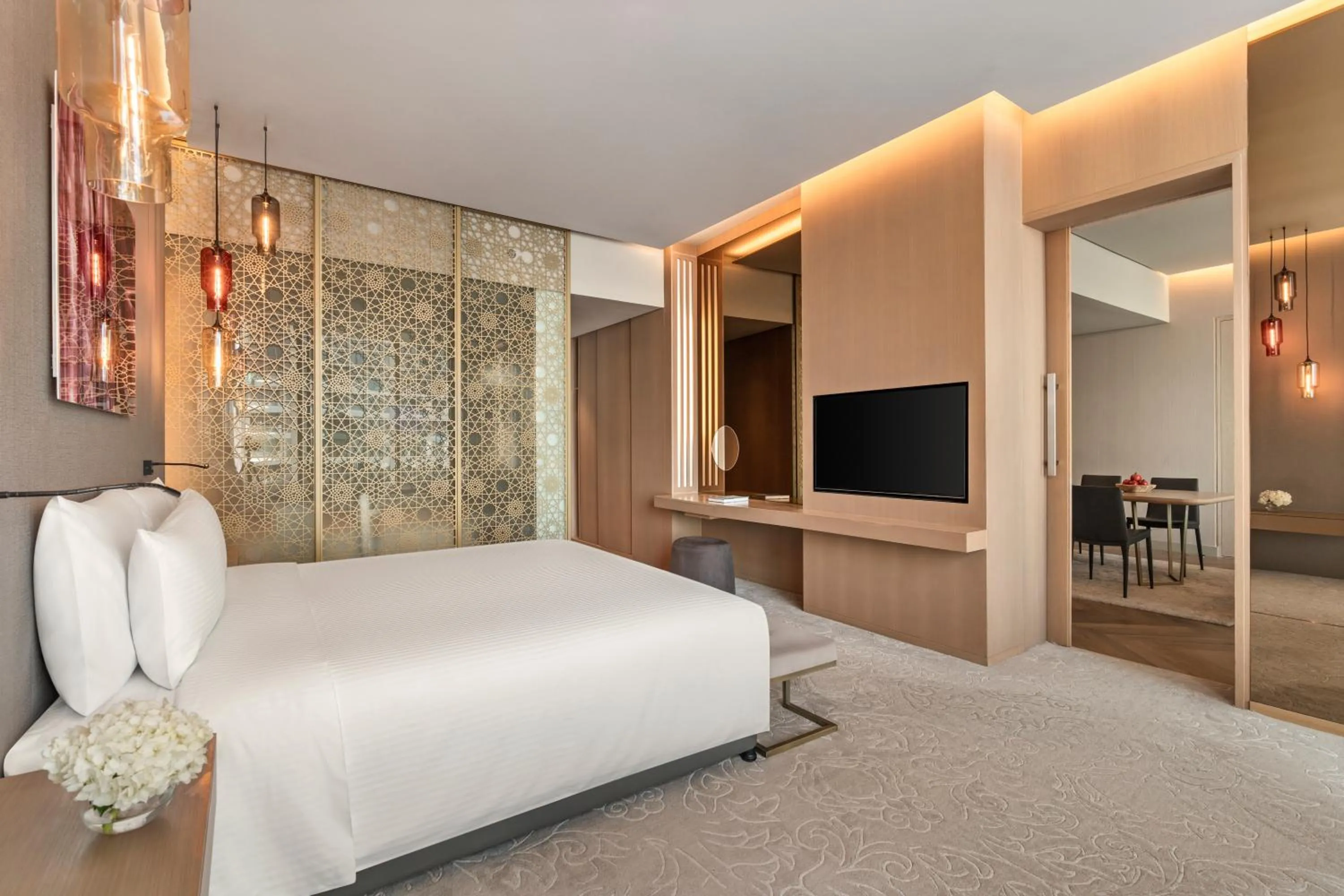 Bed in Rixos Premium Dubai JBR