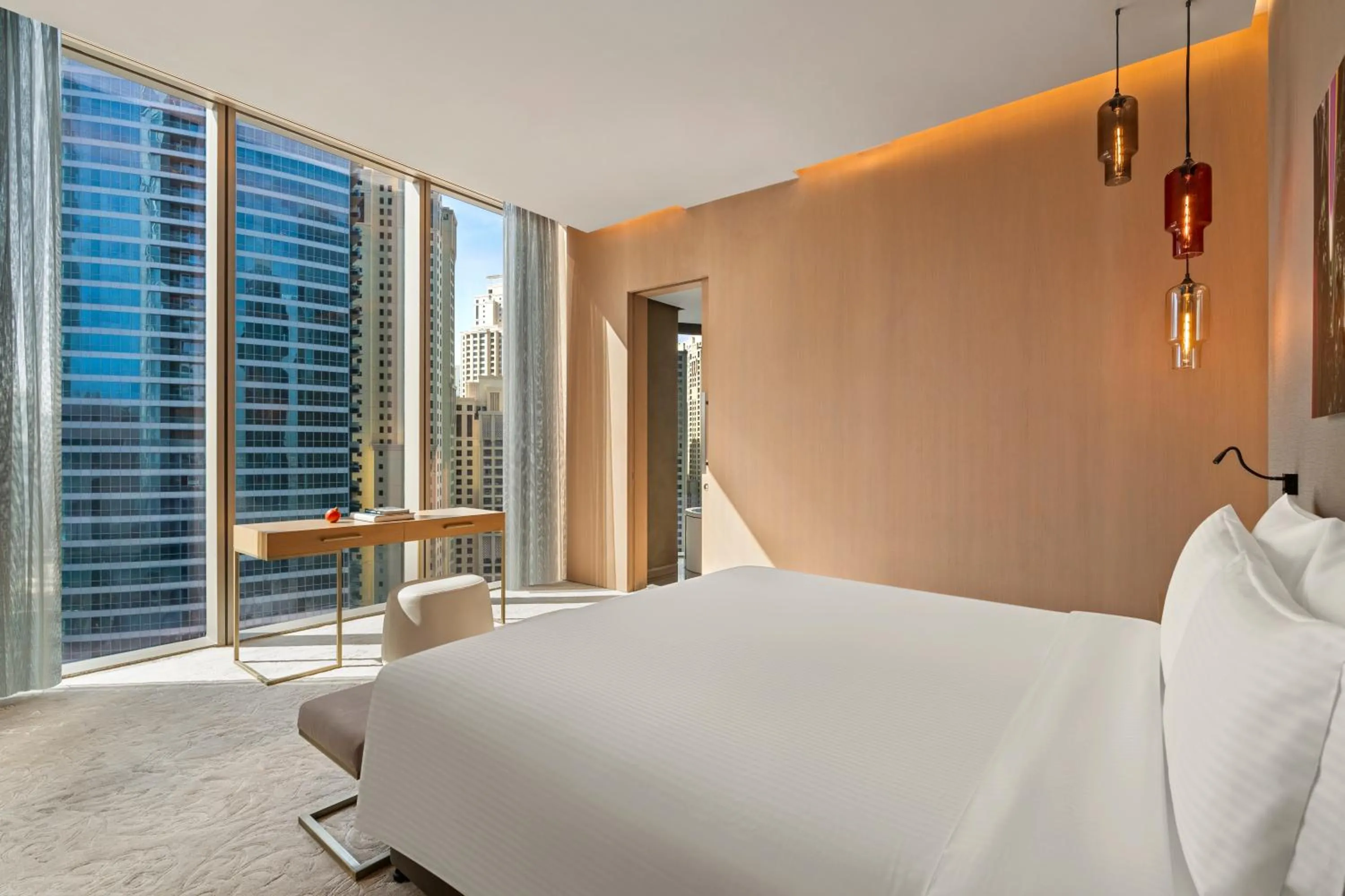 Bed in Rixos Premium Dubai JBR