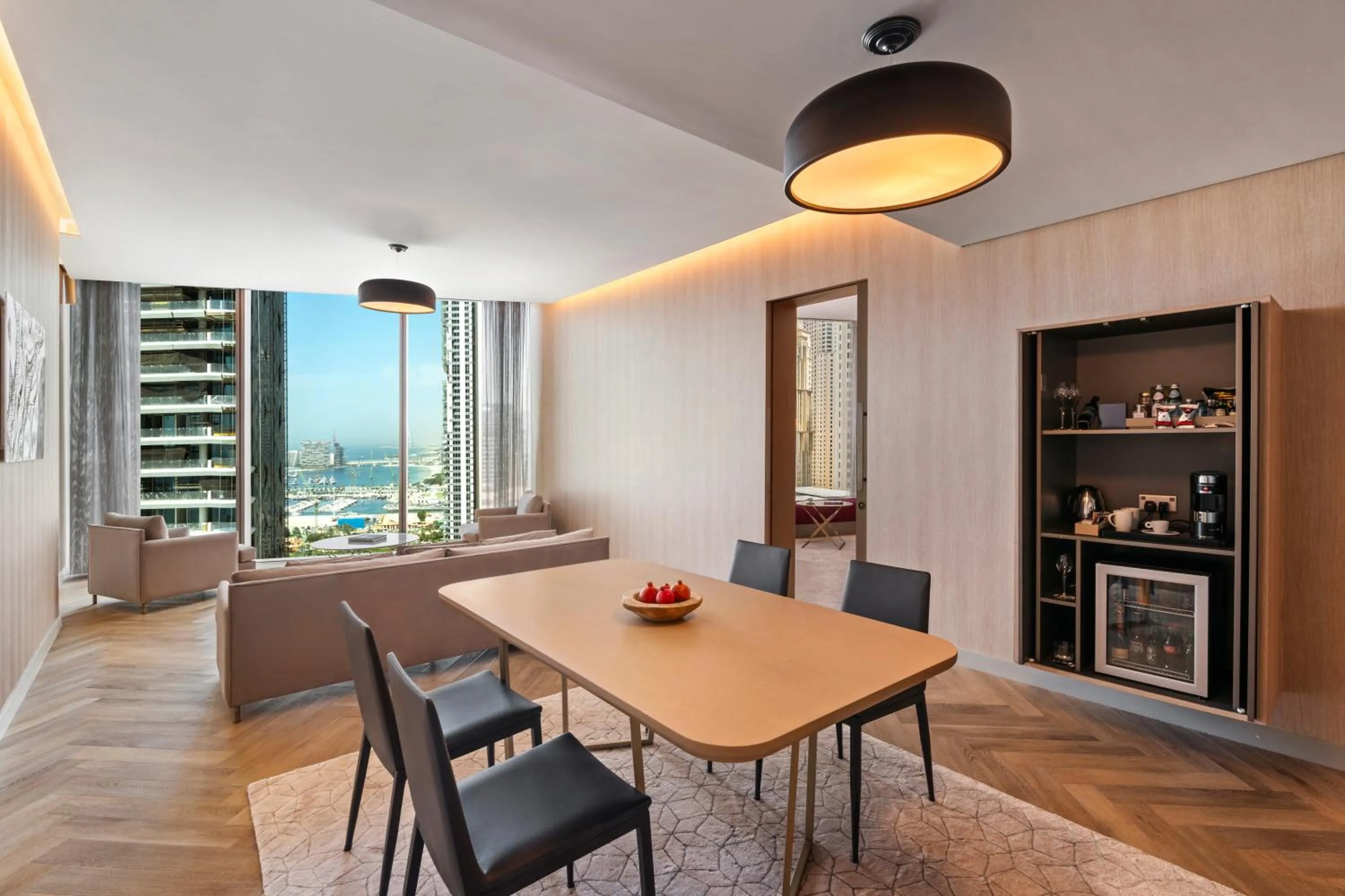 Living room in Rixos Premium Dubai JBR