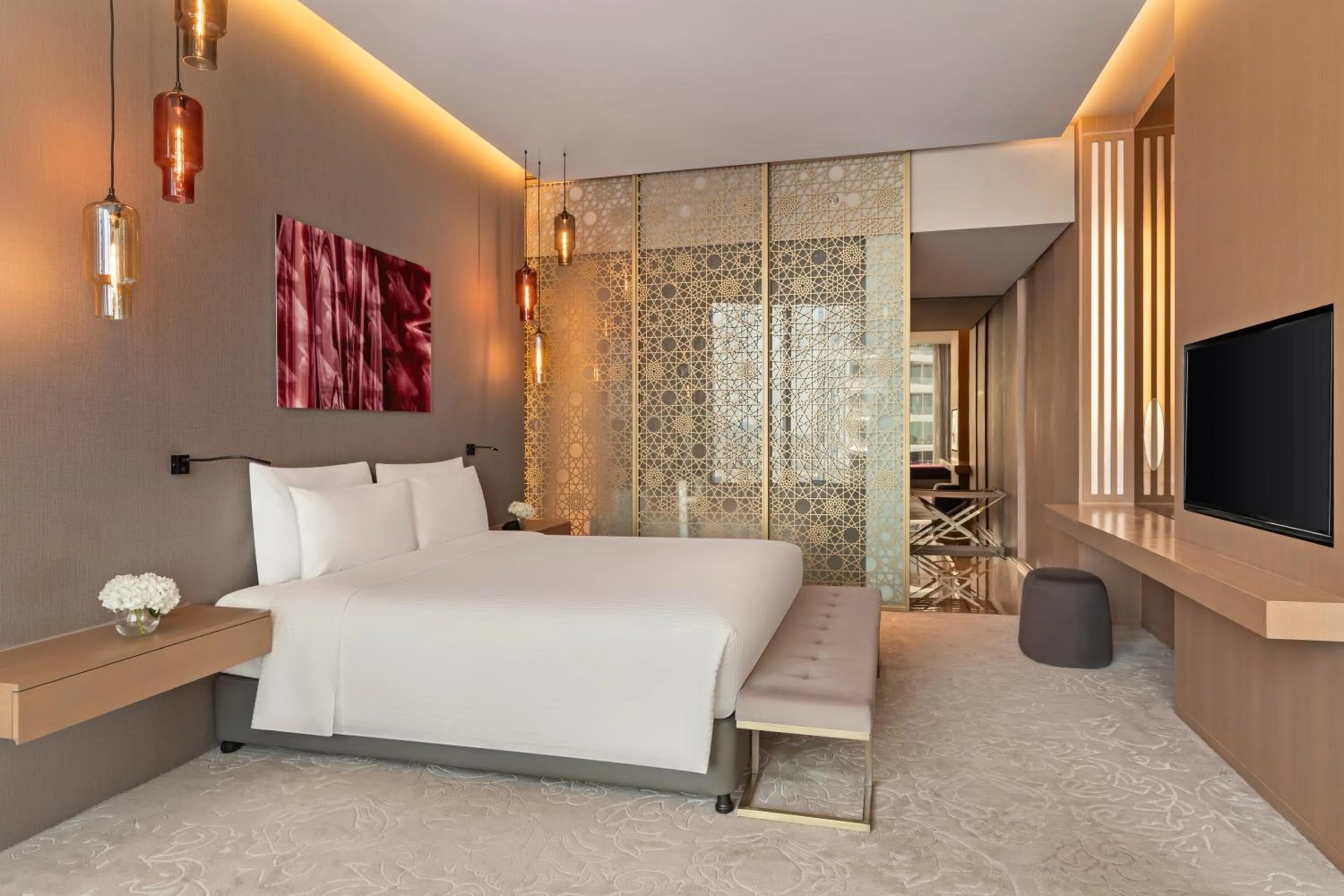 Bed in Rixos Premium Dubai JBR