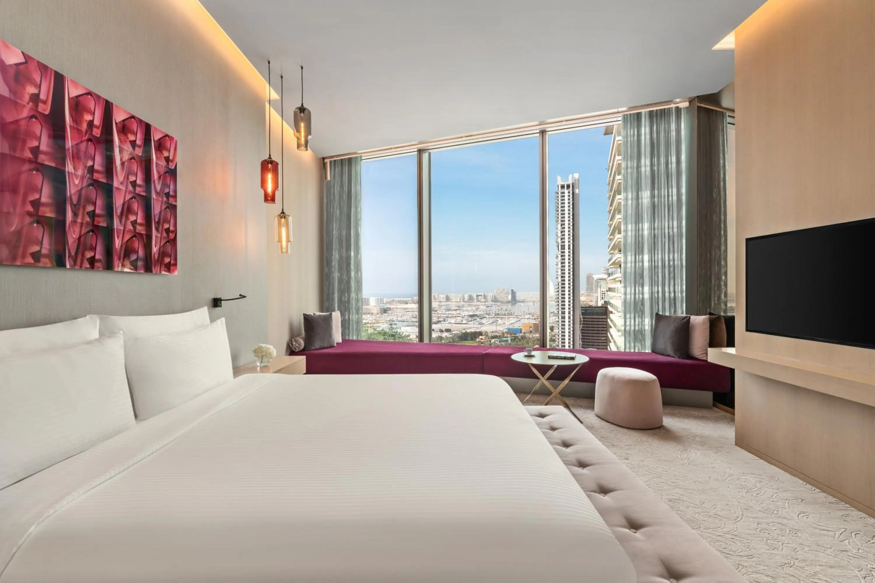 Bed in Rixos Premium Dubai JBR