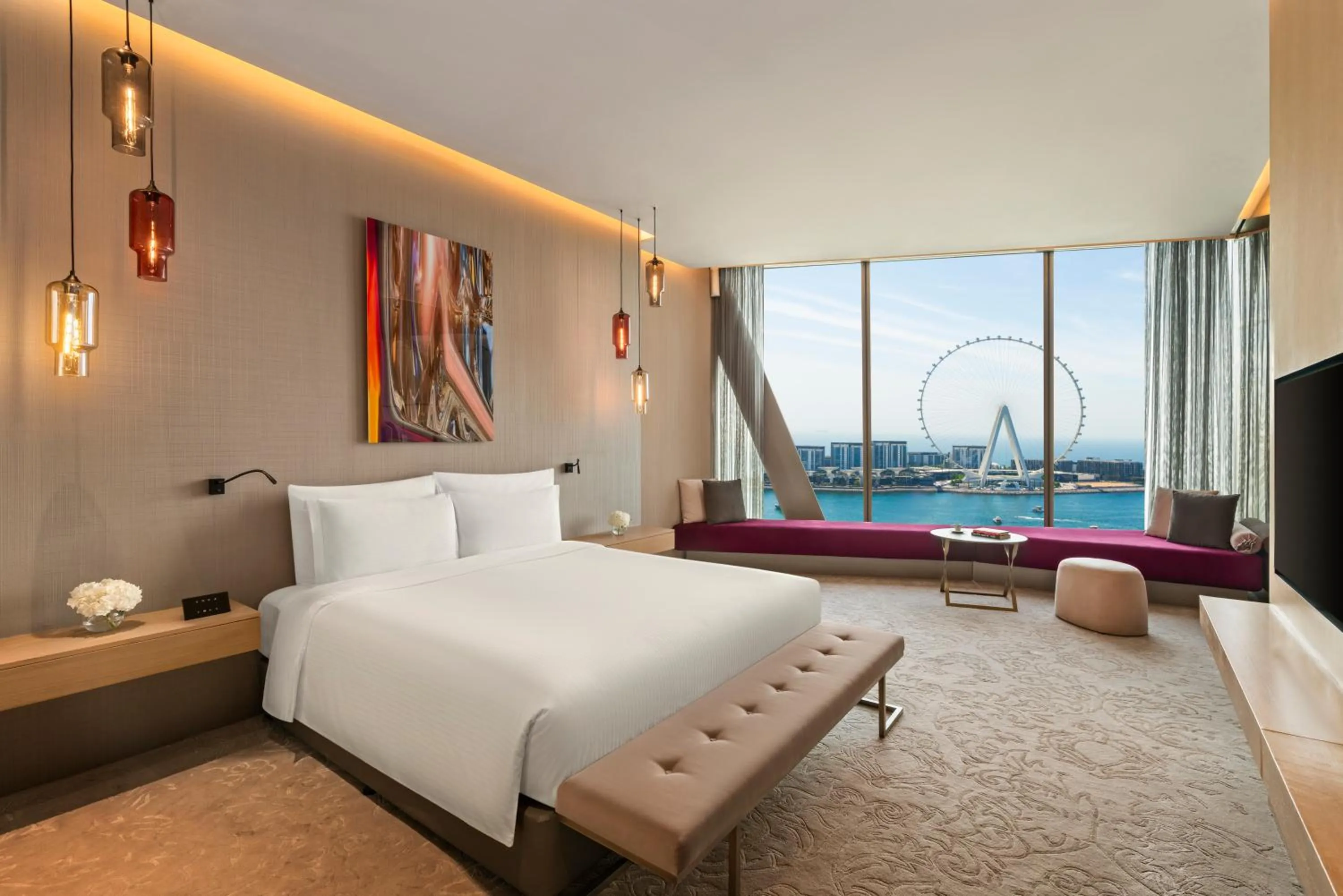 Bed in Rixos Premium Dubai JBR