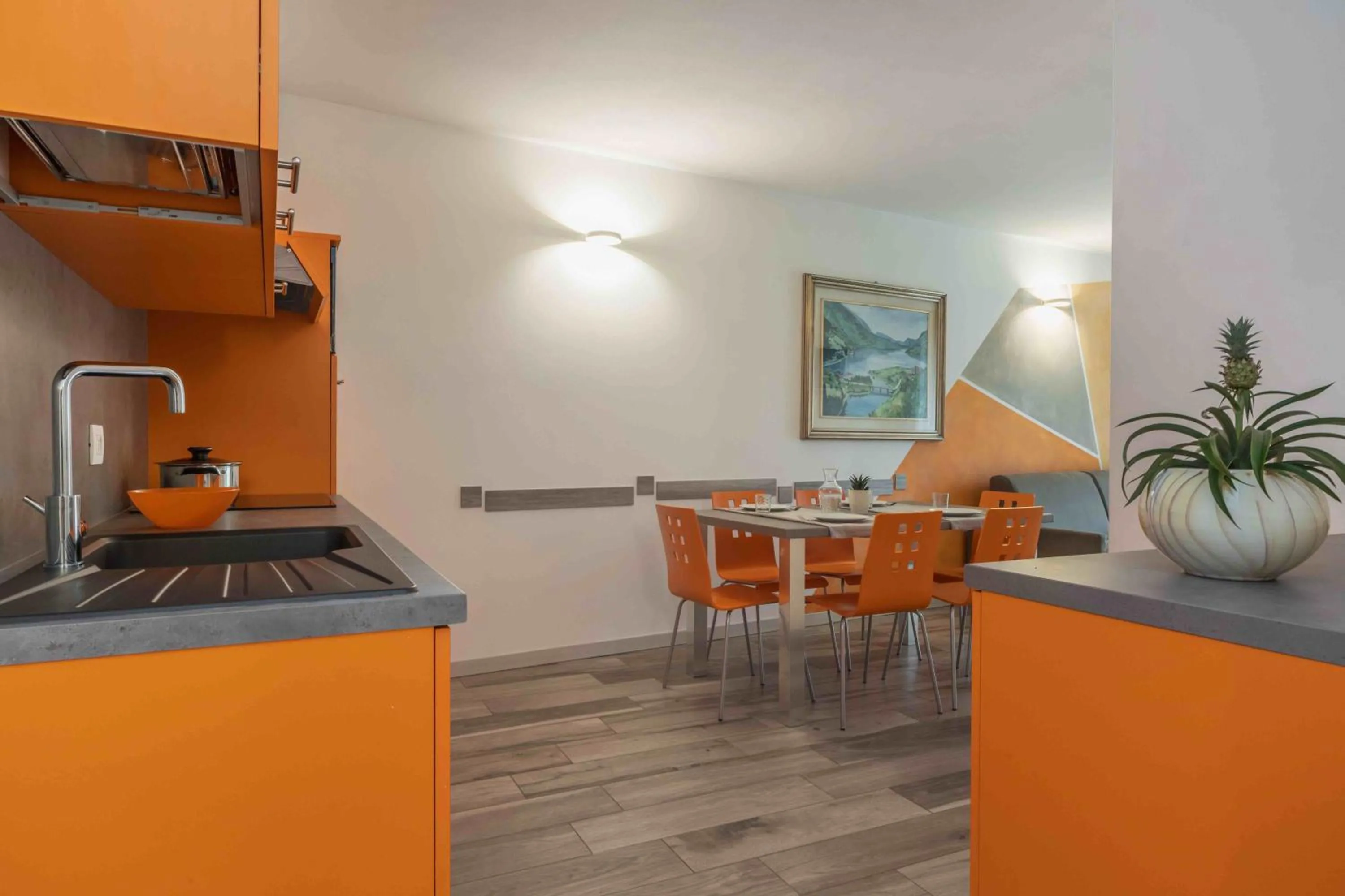 Kitchen or kitchenette in Appartamenti Decarli