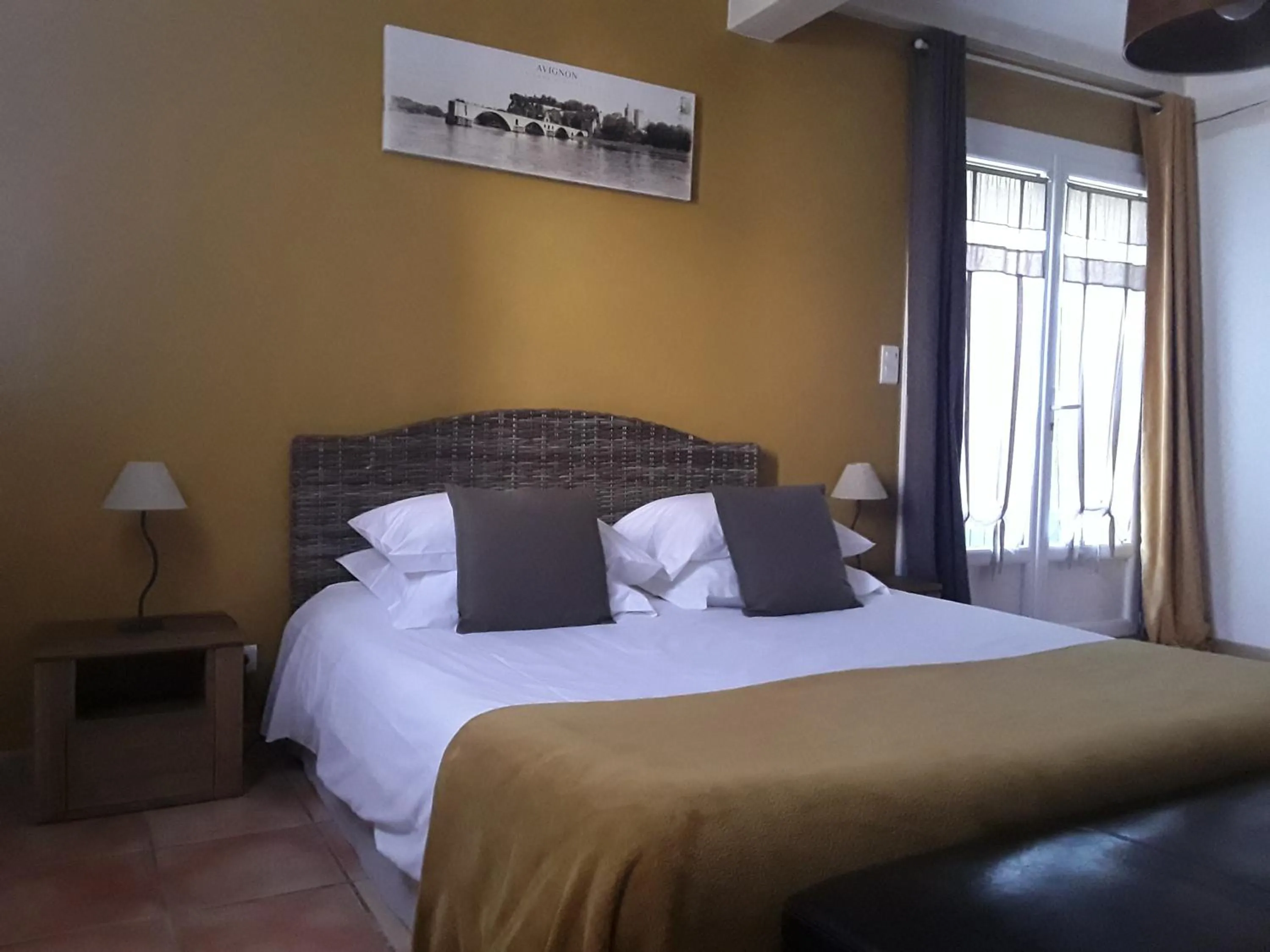 Photo of the whole room, Bed in Mas de l'ile