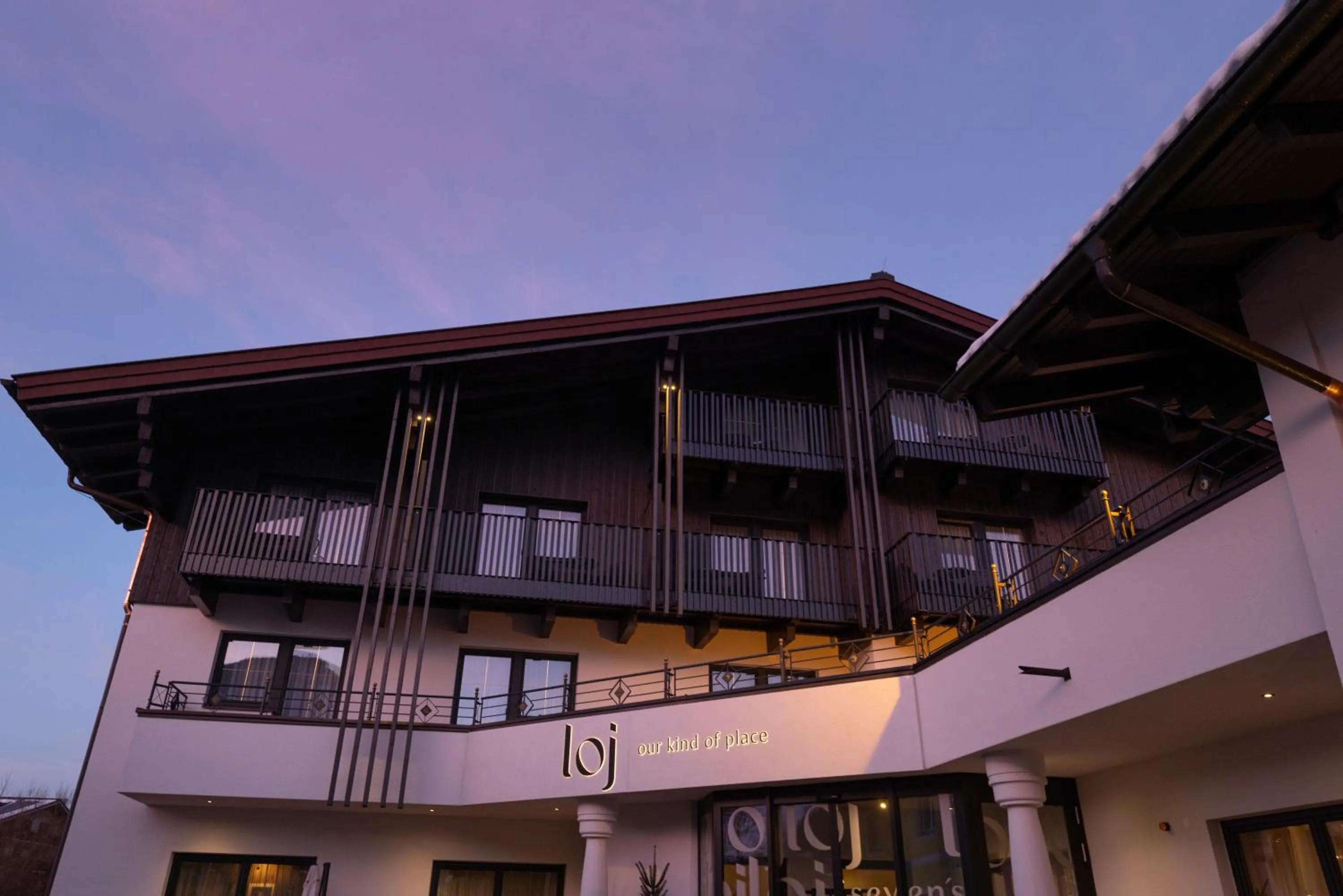 Property building in Hotel loj - our kind of place