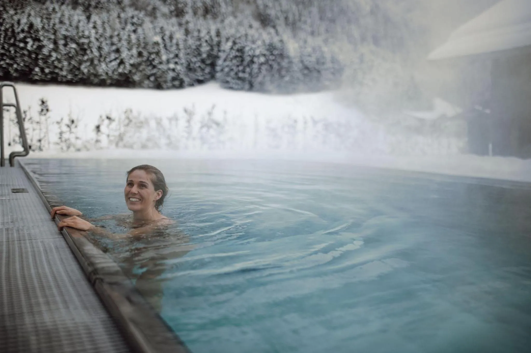 Swimming pool in Hotel loj - our kind of place