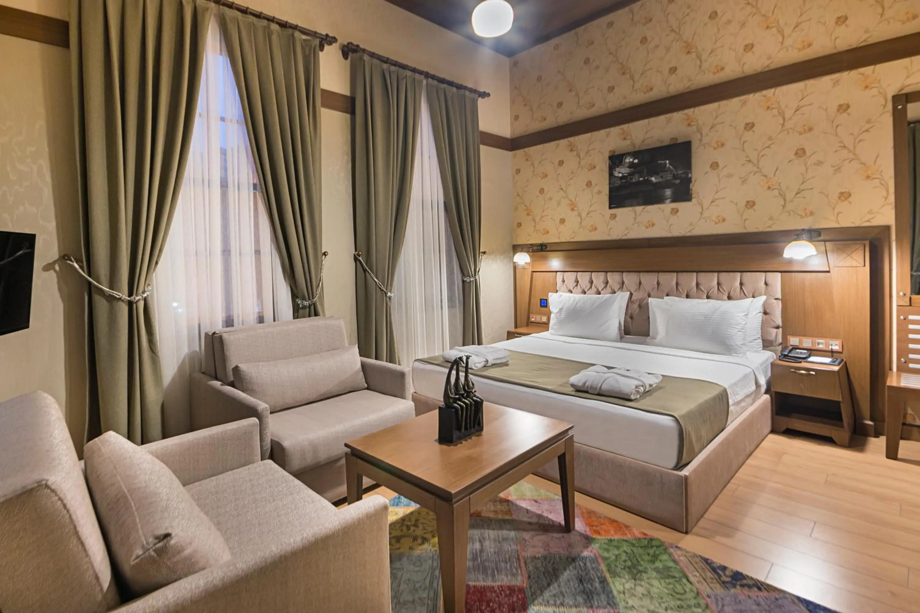 Bed in Sarıkonak Boutique & Spa Hotel Amasya