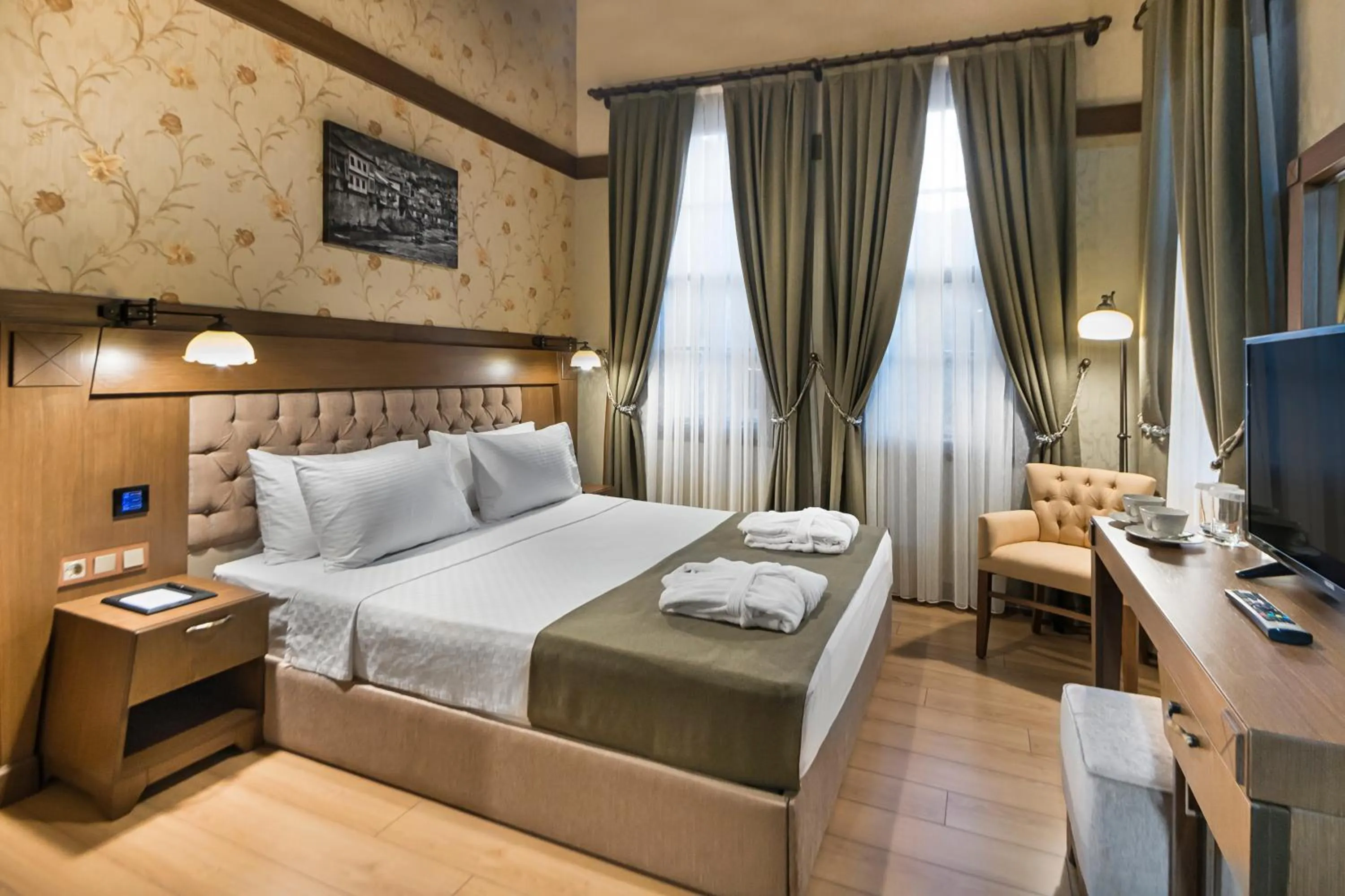 Bed in Sarıkonak Boutique & Spa Hotel Amasya