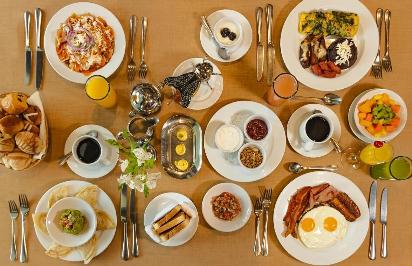 Breakfast in Quinta Edén Villahermosa