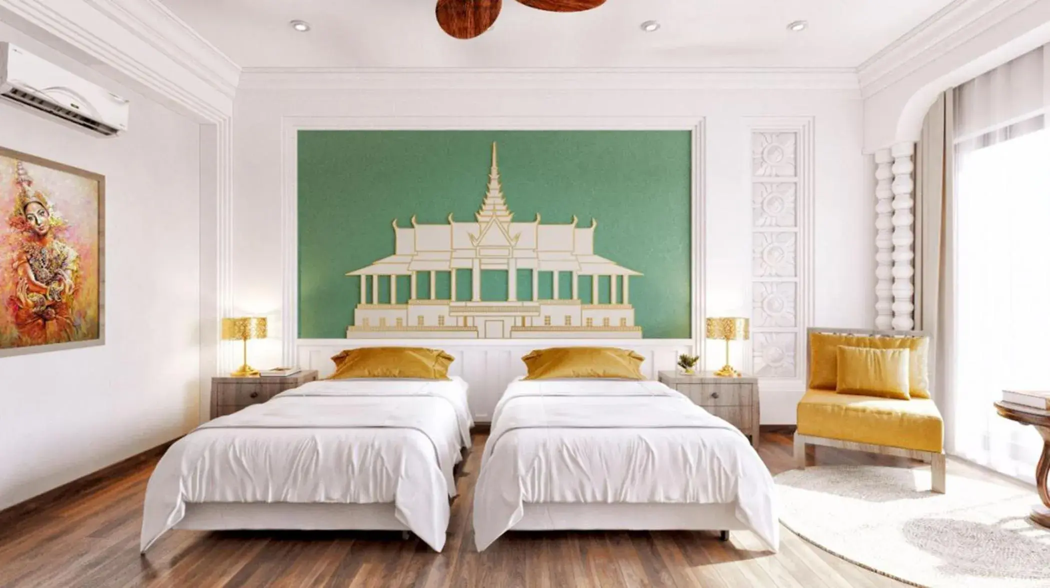 Bedroom, Bed in Shanghai Resort Bedroom, Bed in Shanghai Resort