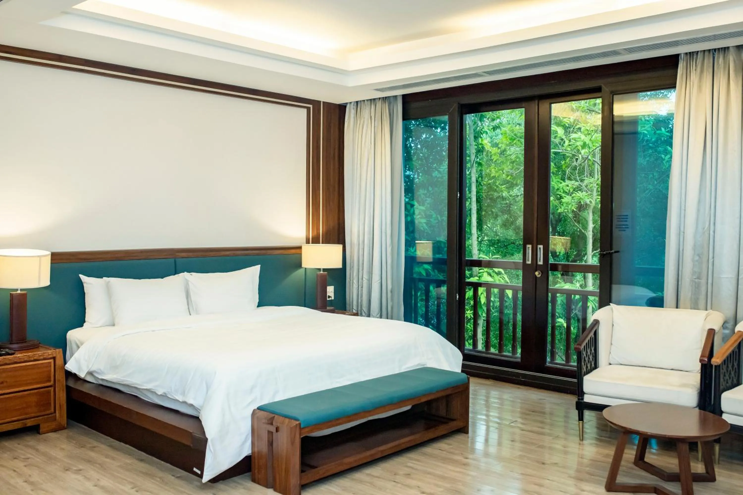 Bed in NCC Garden Villas - NCC Hotel
