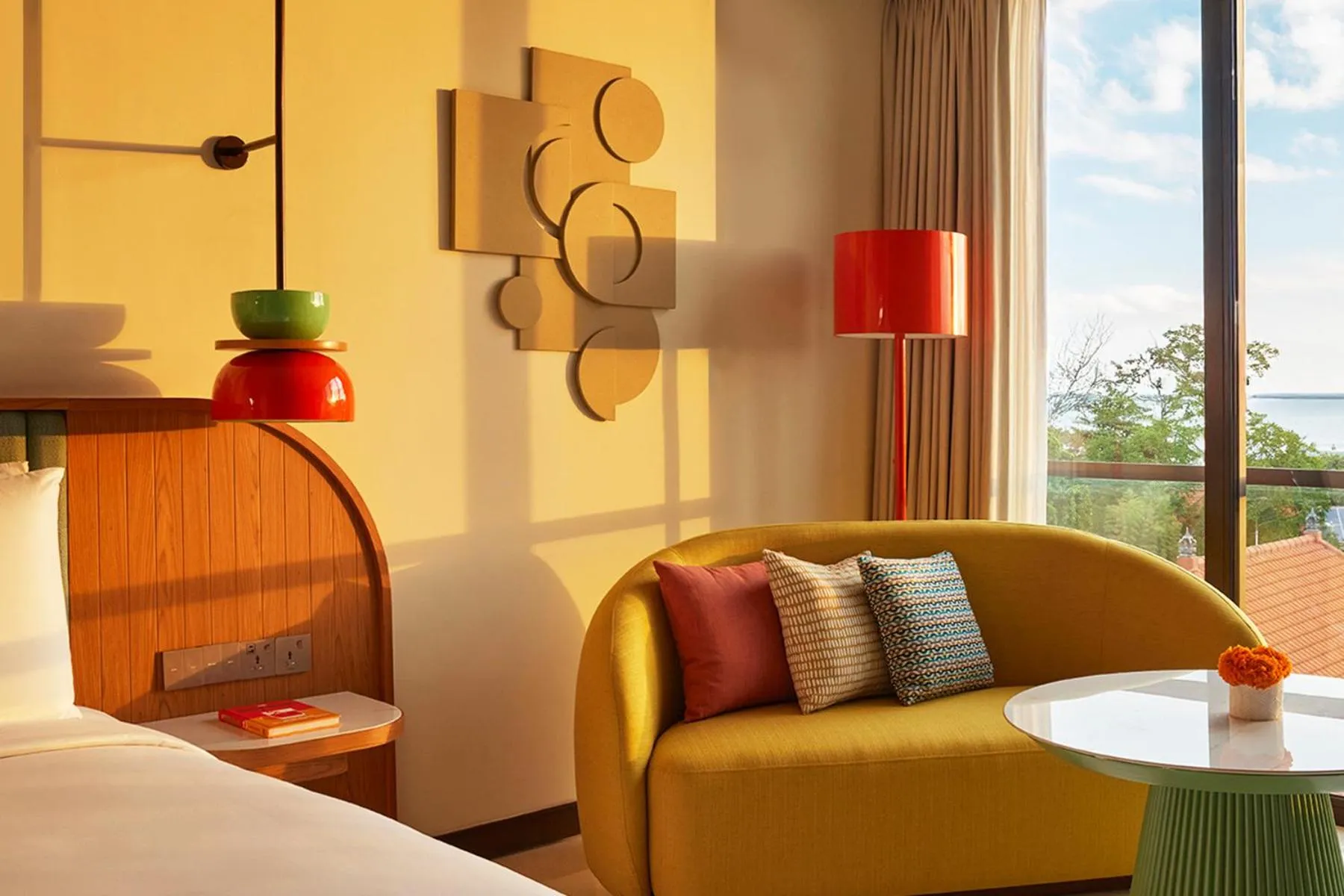 Decorative detail, Bed in Kleo Seminyak, part of JdV by Hyatt