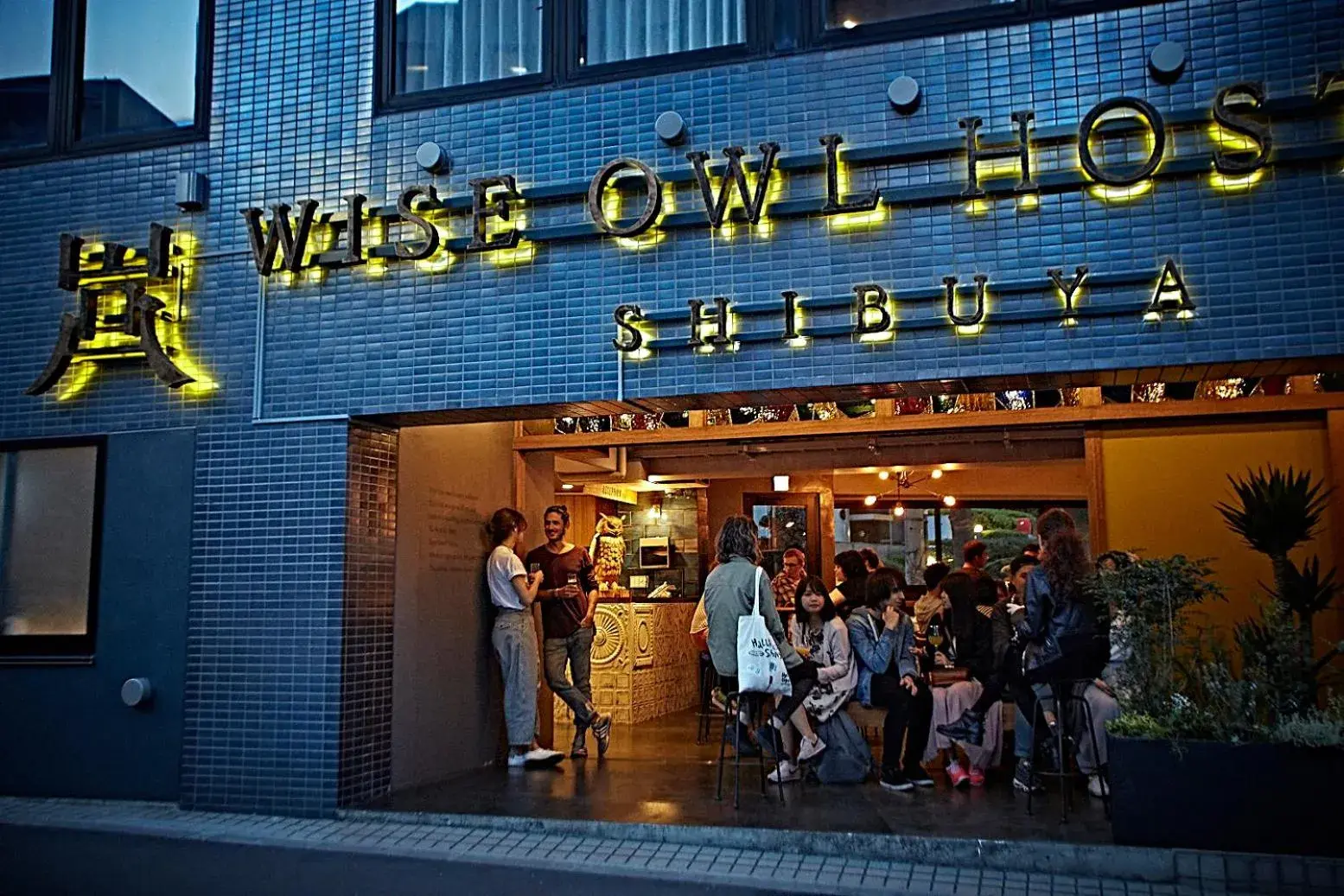 Property building in Wise Owl Hostels Shibuya Property building in Wise Owl Hostels Shibuya