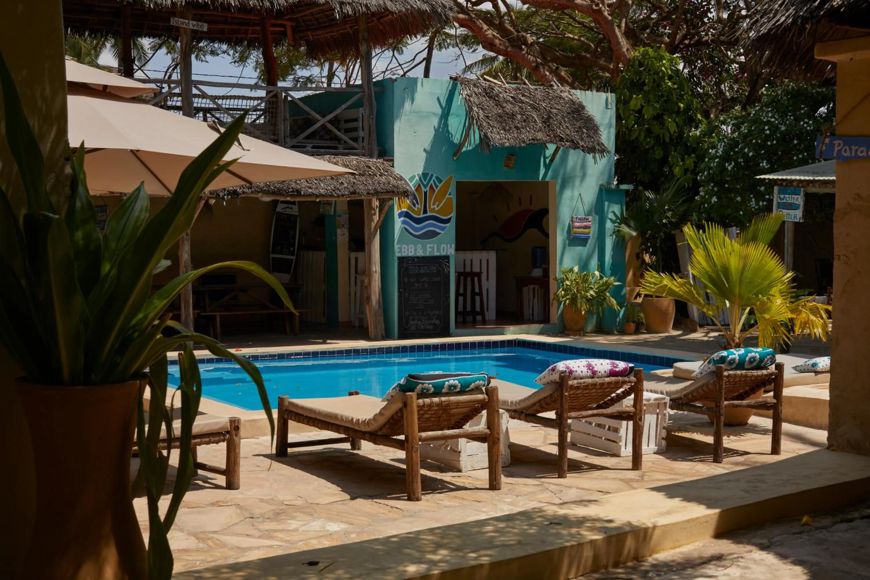 Pool view in Ebb & Flow