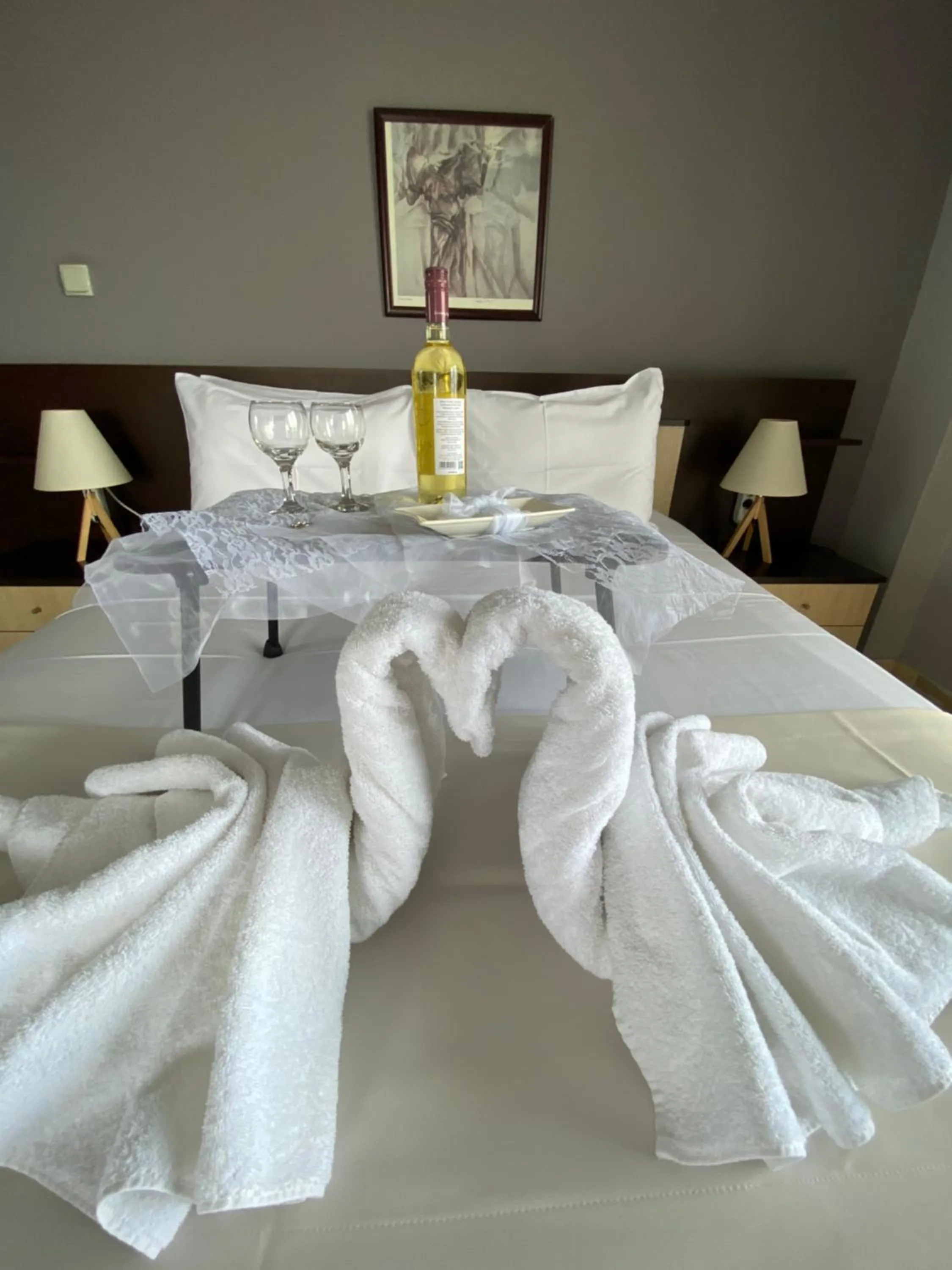 Bed in Alexander Apartments