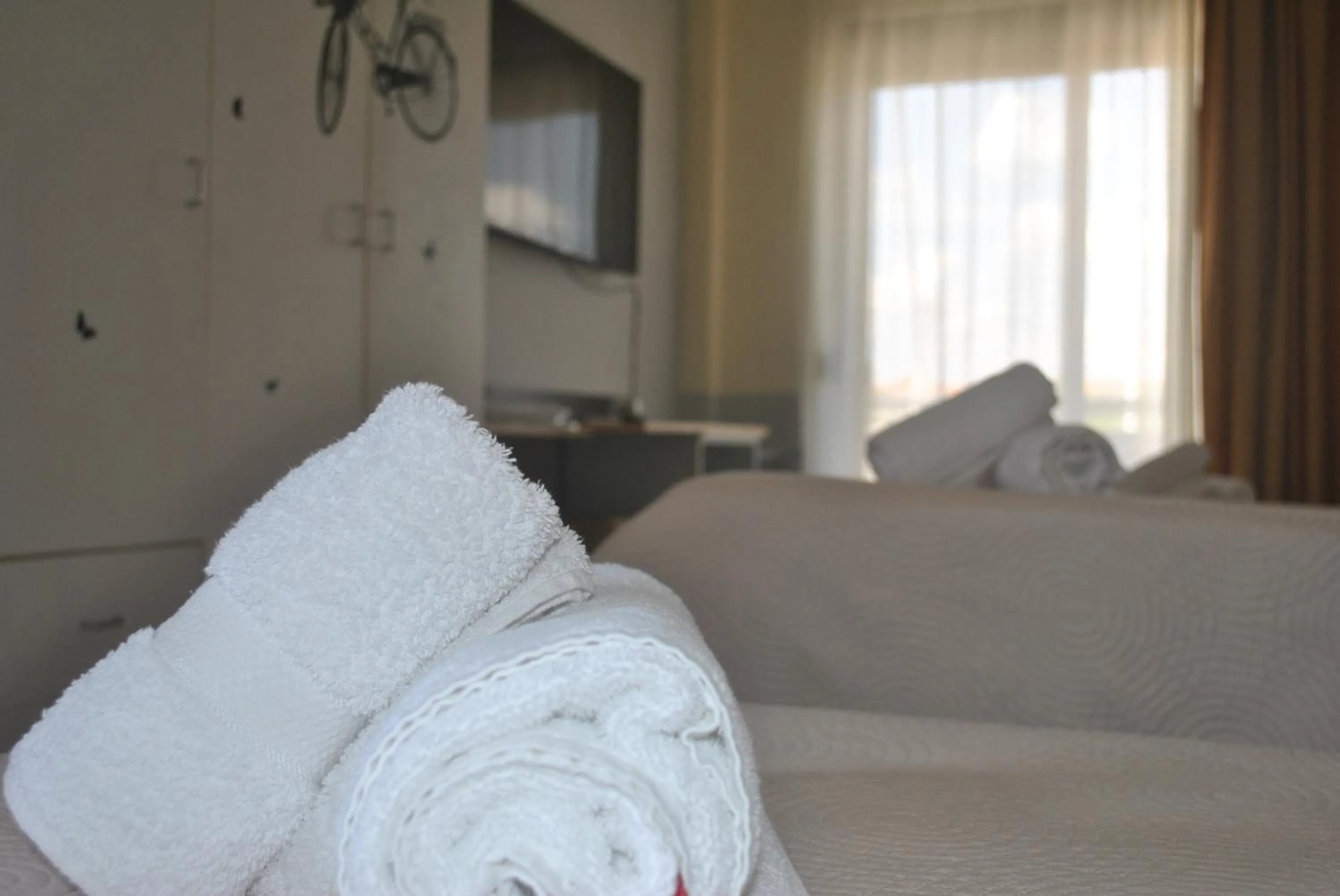 Bed in Alexander Apartments