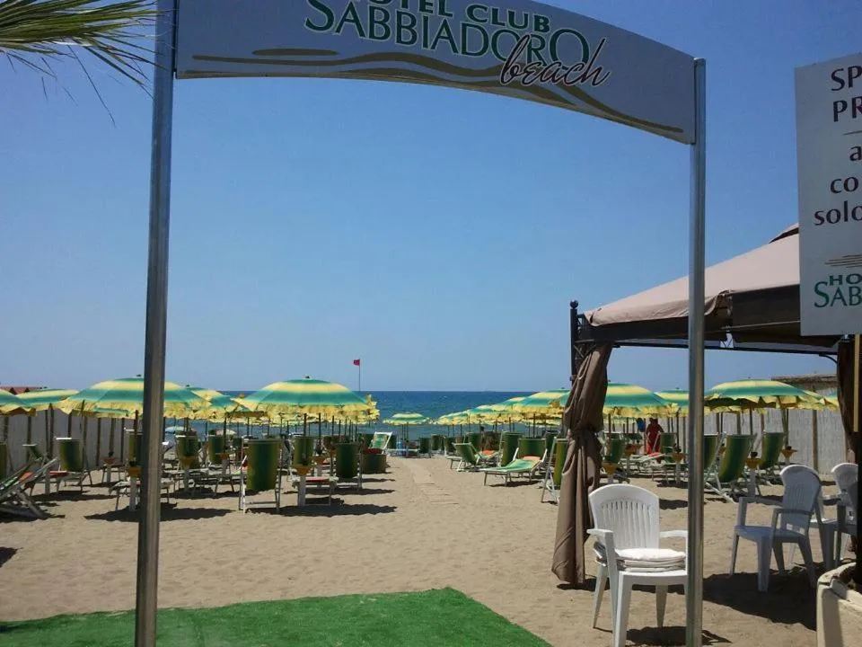 Beach in Hotel Club Sabbiadoro