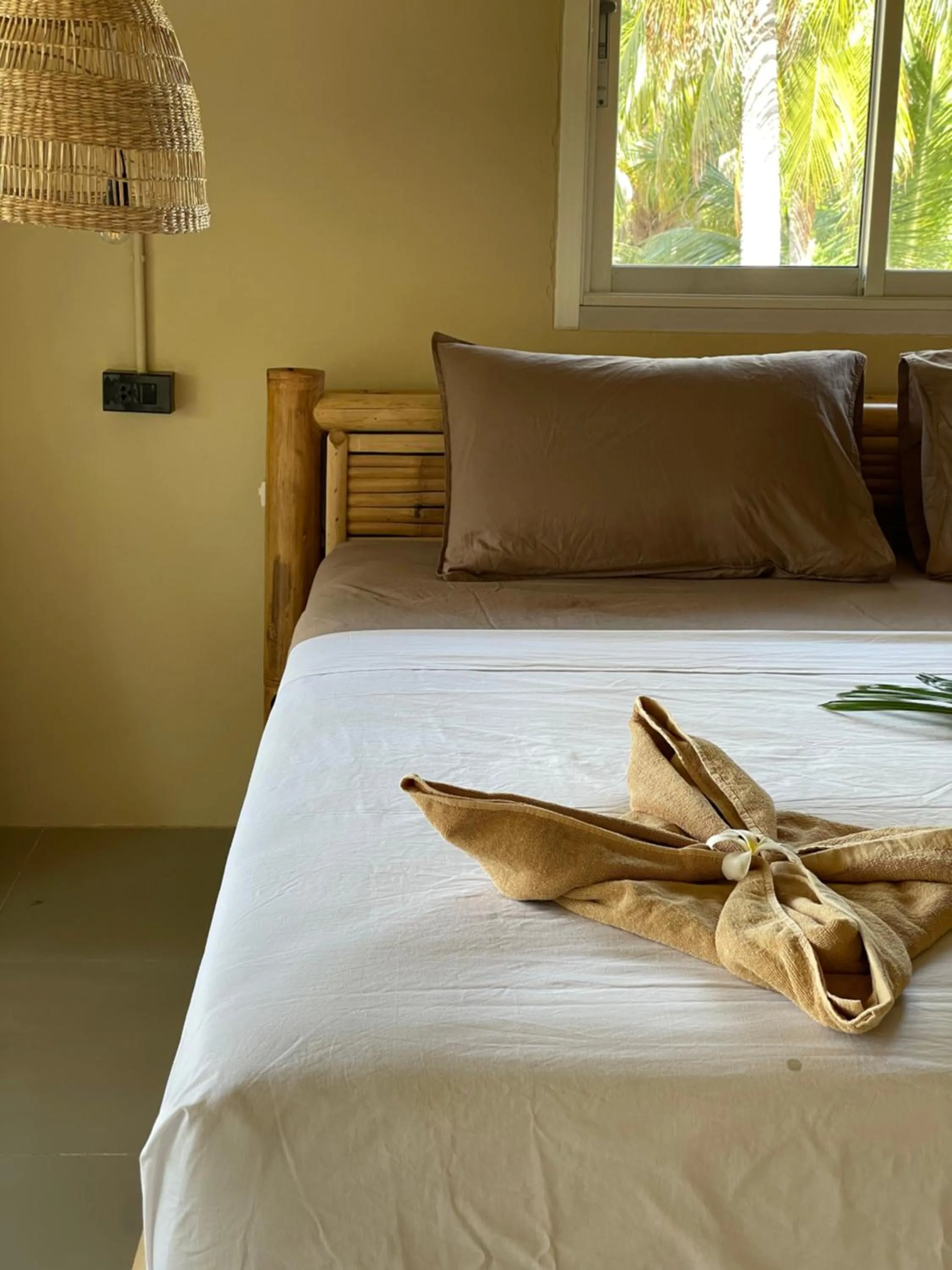 Bed in Mythai Guesthouse