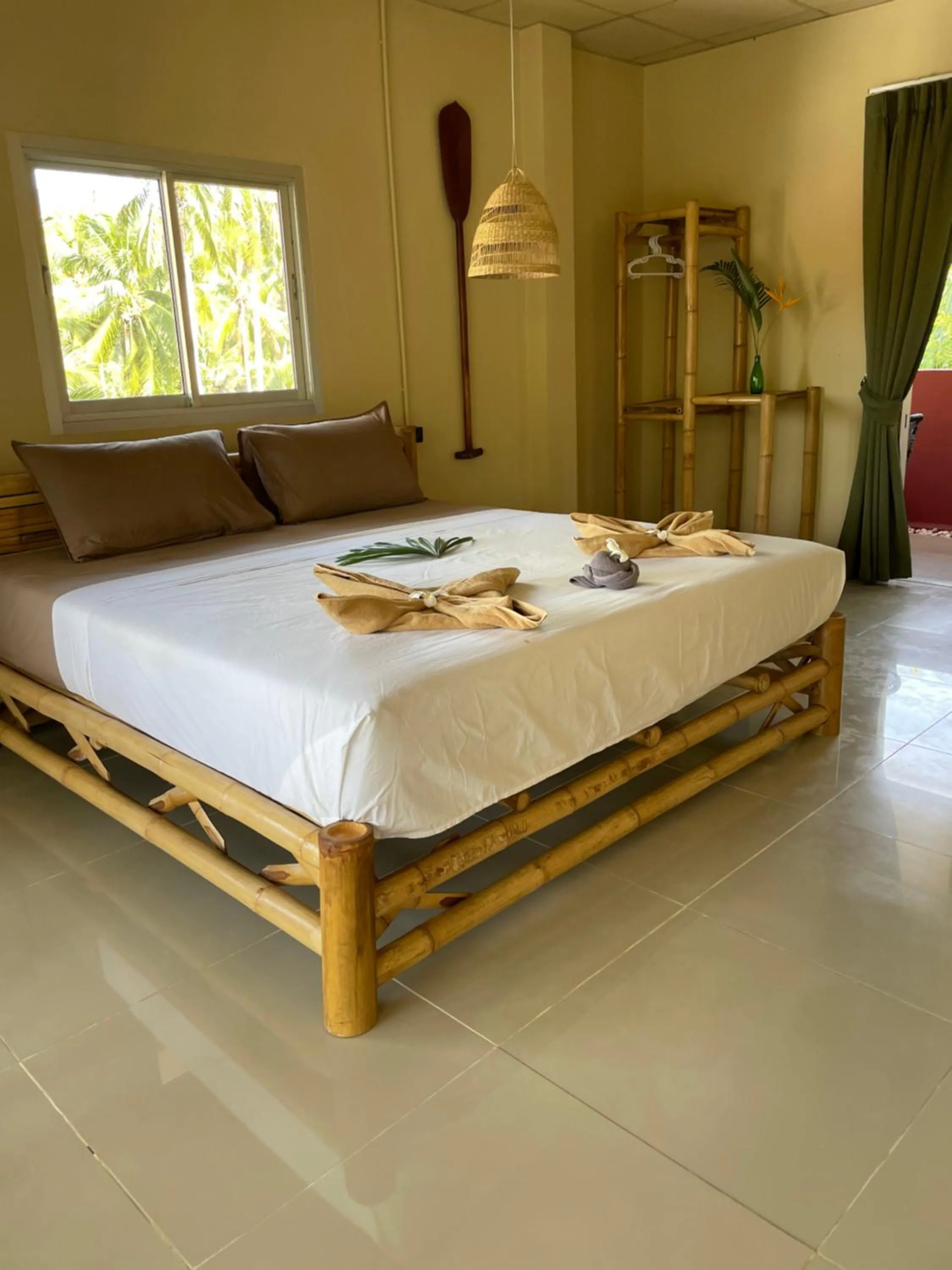 Bed in Mythai Guesthouse