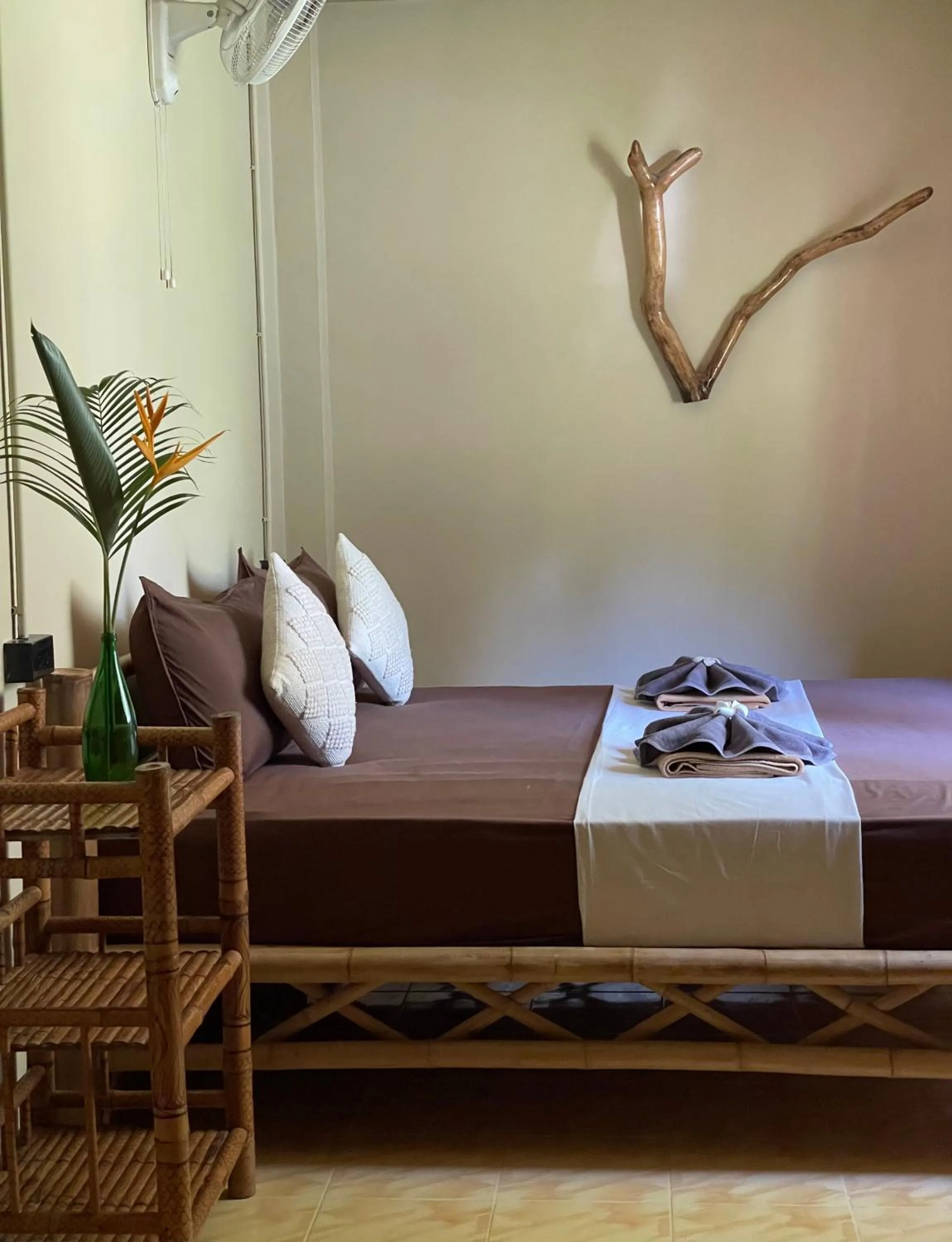 Bed in Mythai Guesthouse