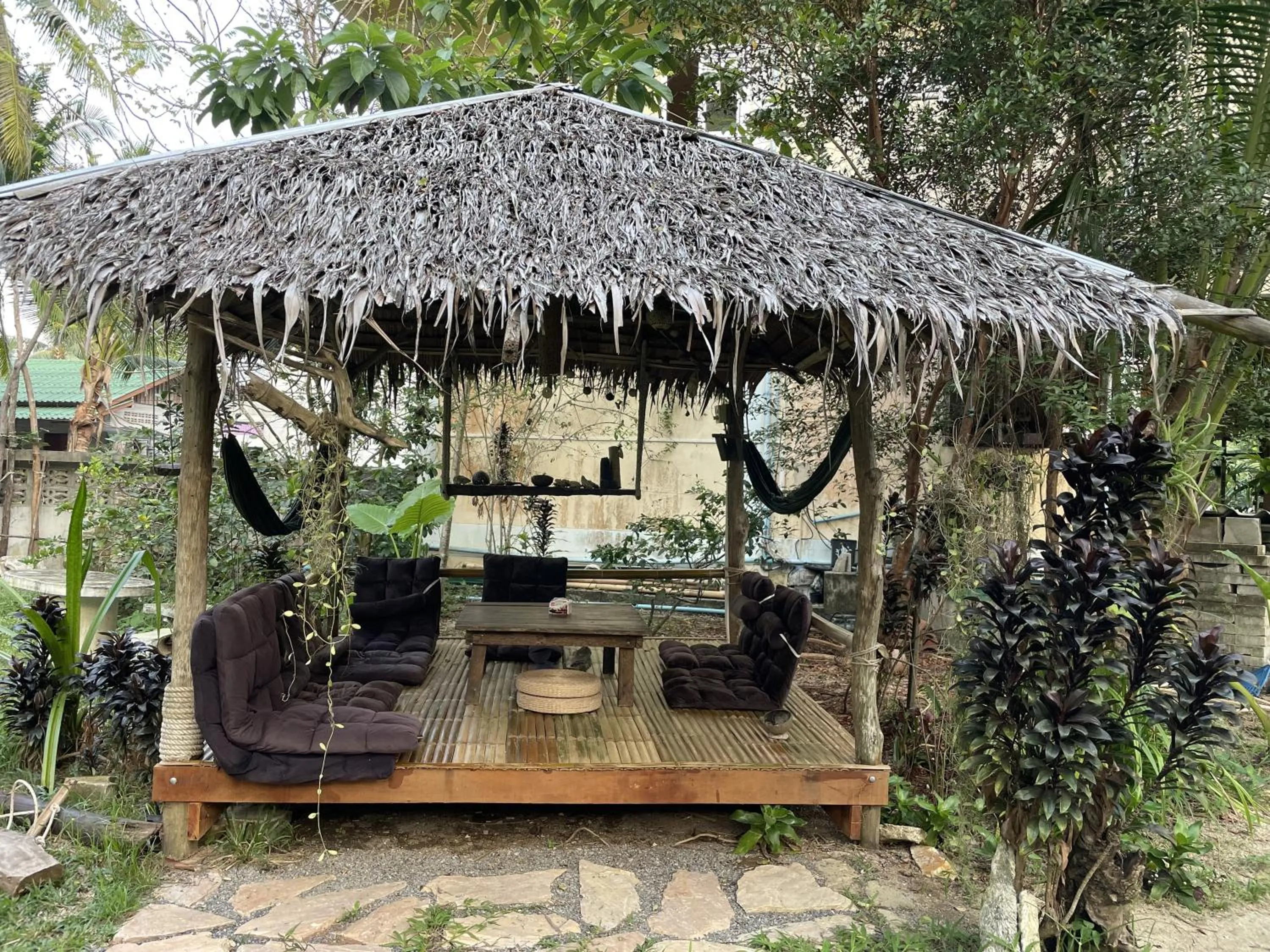 Patio in Mythai Guesthouse