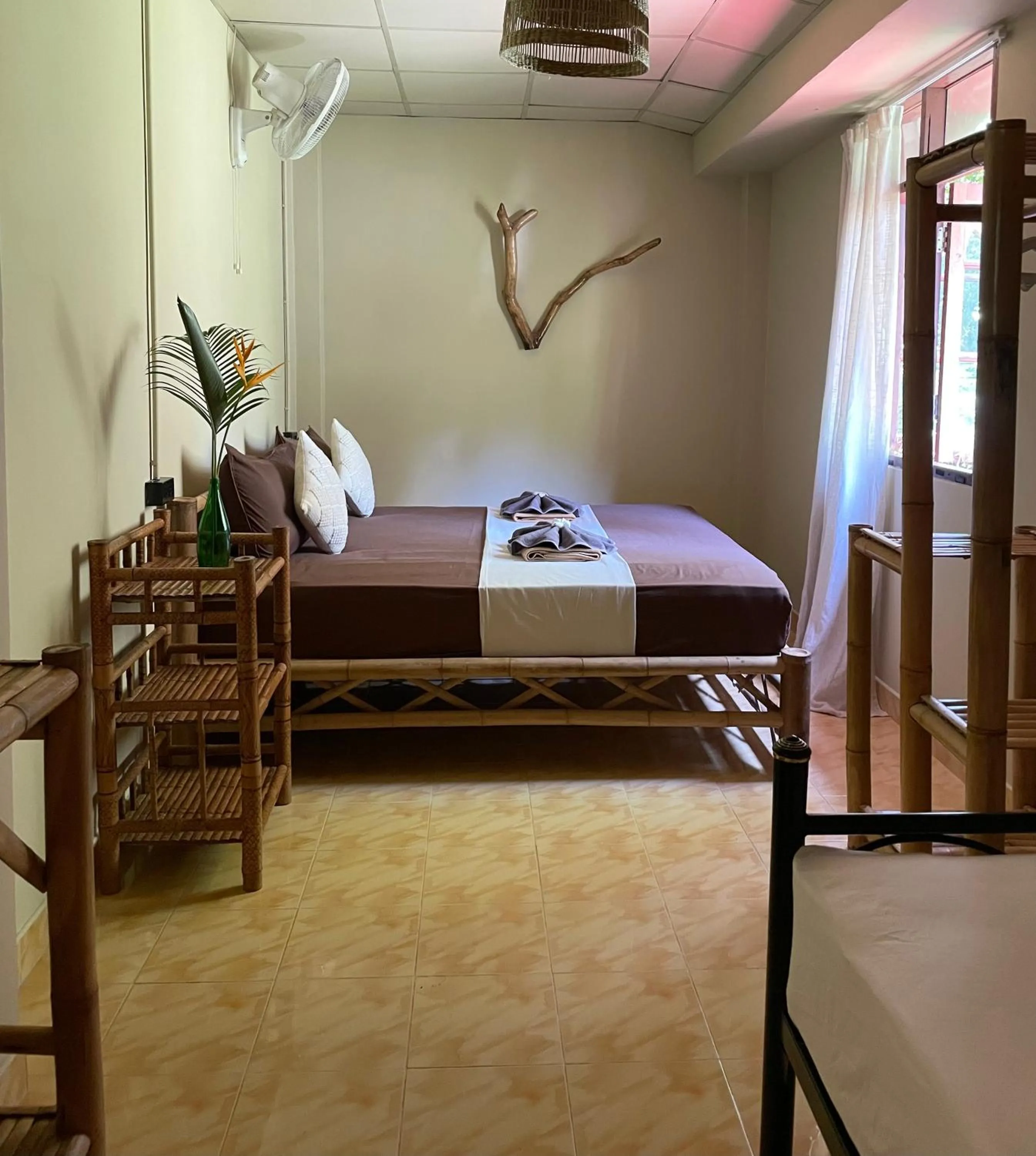 Bed in Mythai Guesthouse