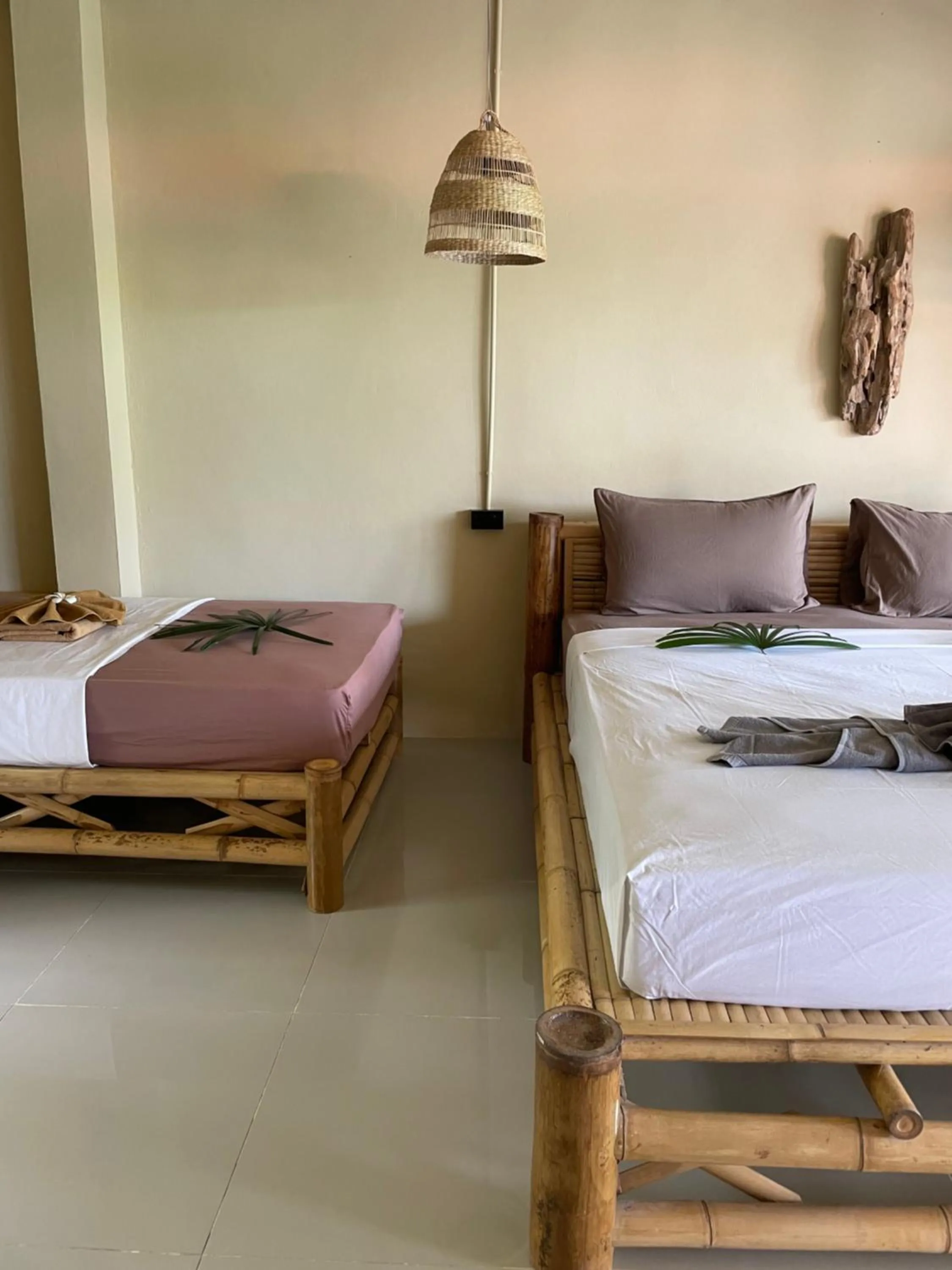 Bed in Mythai Guesthouse
