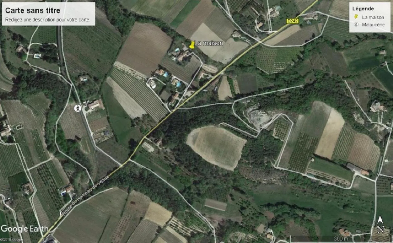 Bird's eye view in Le Rieufroid
