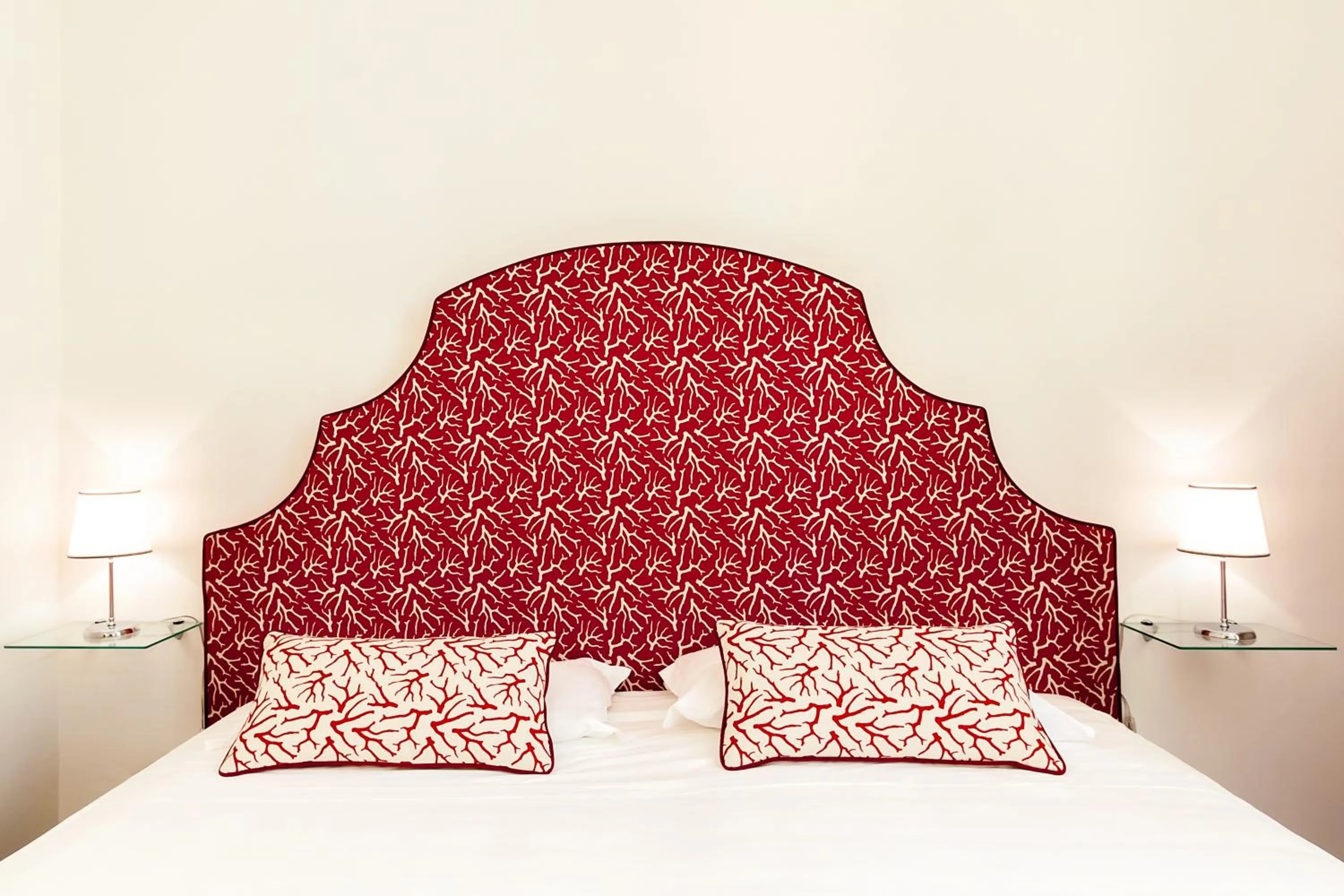 Decorative detail, Bed in Palazzo Starace