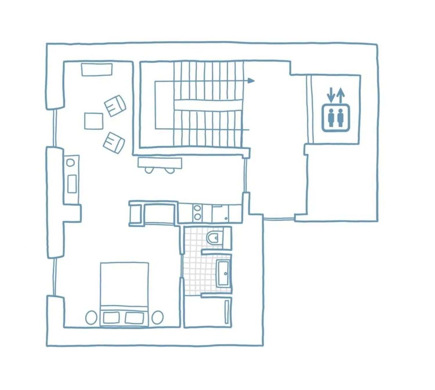 Floor plan in Les Suites de Catherine, la 35
