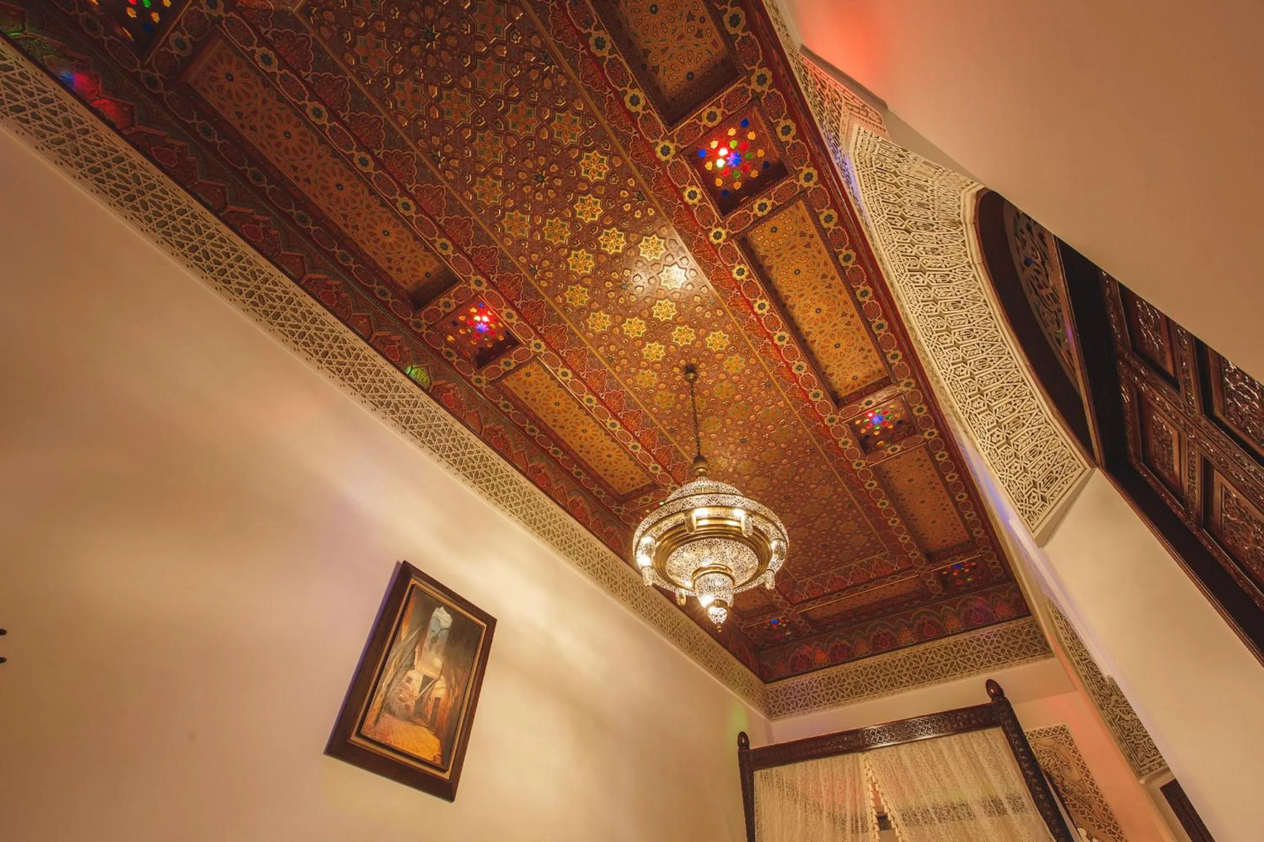 Decorative detail in Riad Fes Maya Suite & Spa