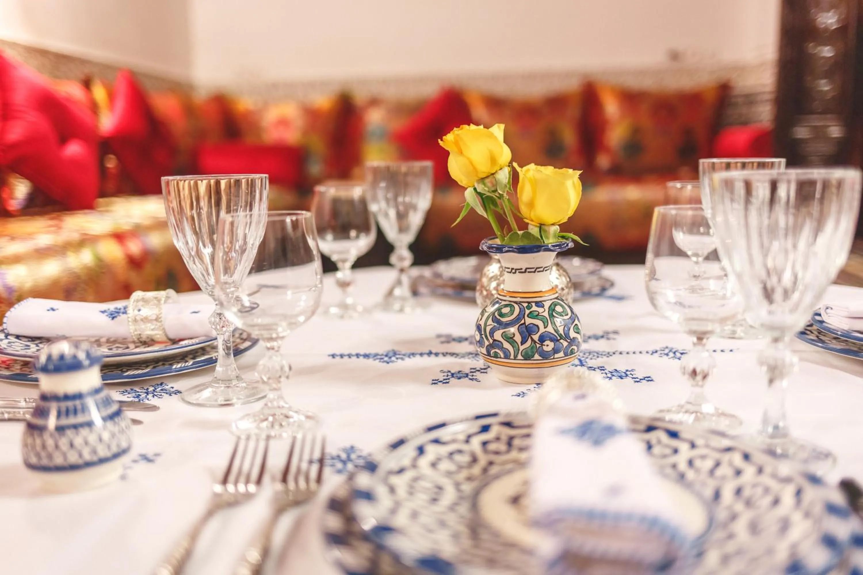 Living room in Riad Fes Maya Suite & Spa