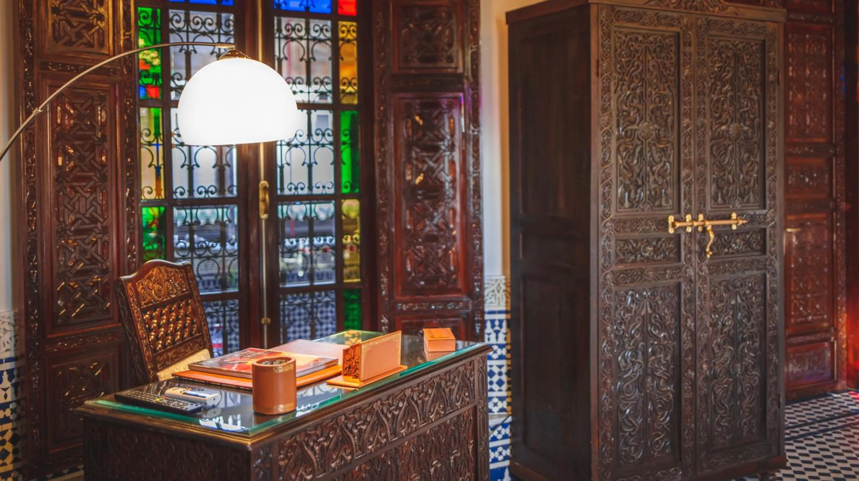 Seating area in Riad Fes Maya Suite & Spa