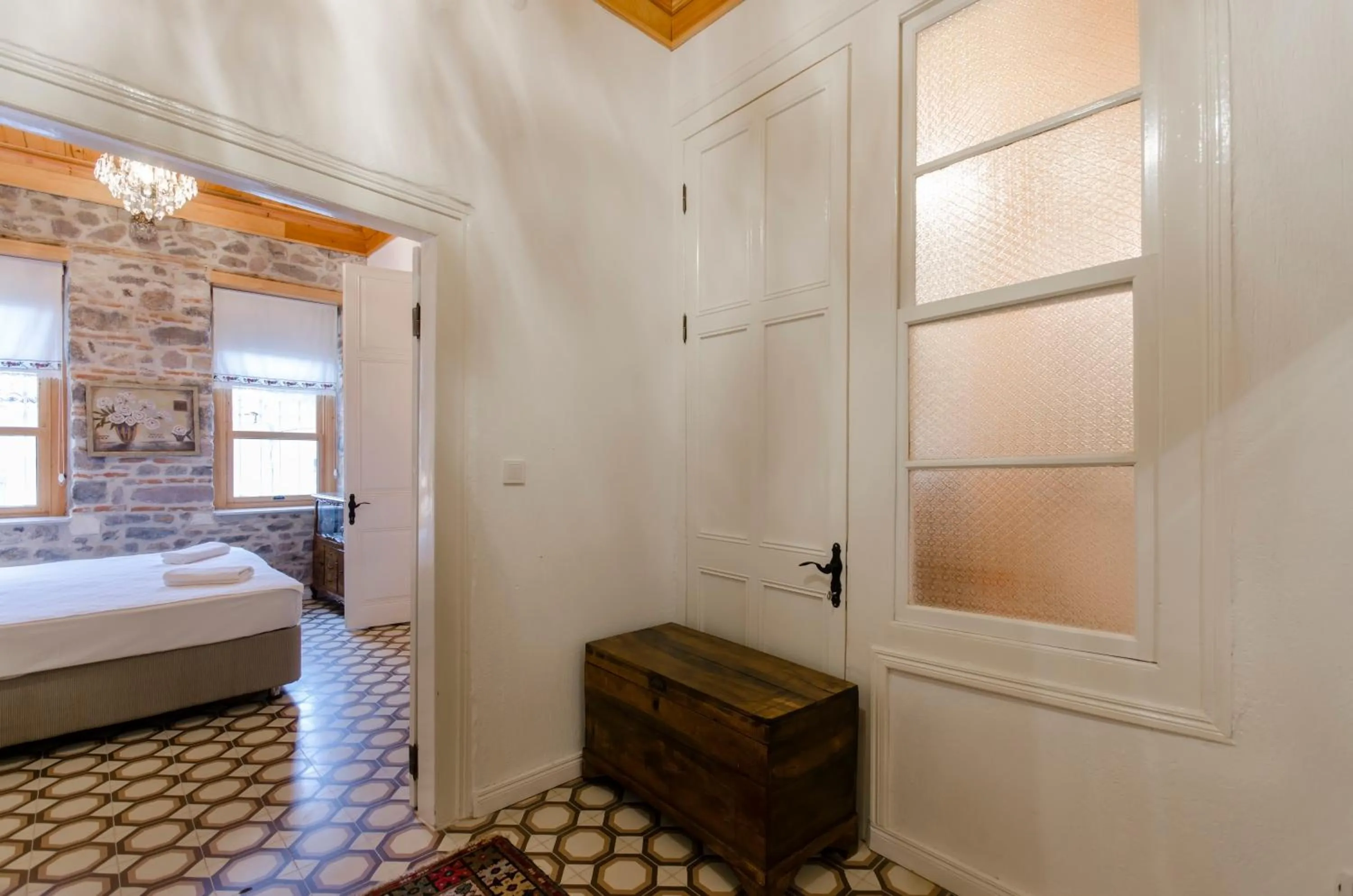 Bathroom, Bed in Dutlu Konak